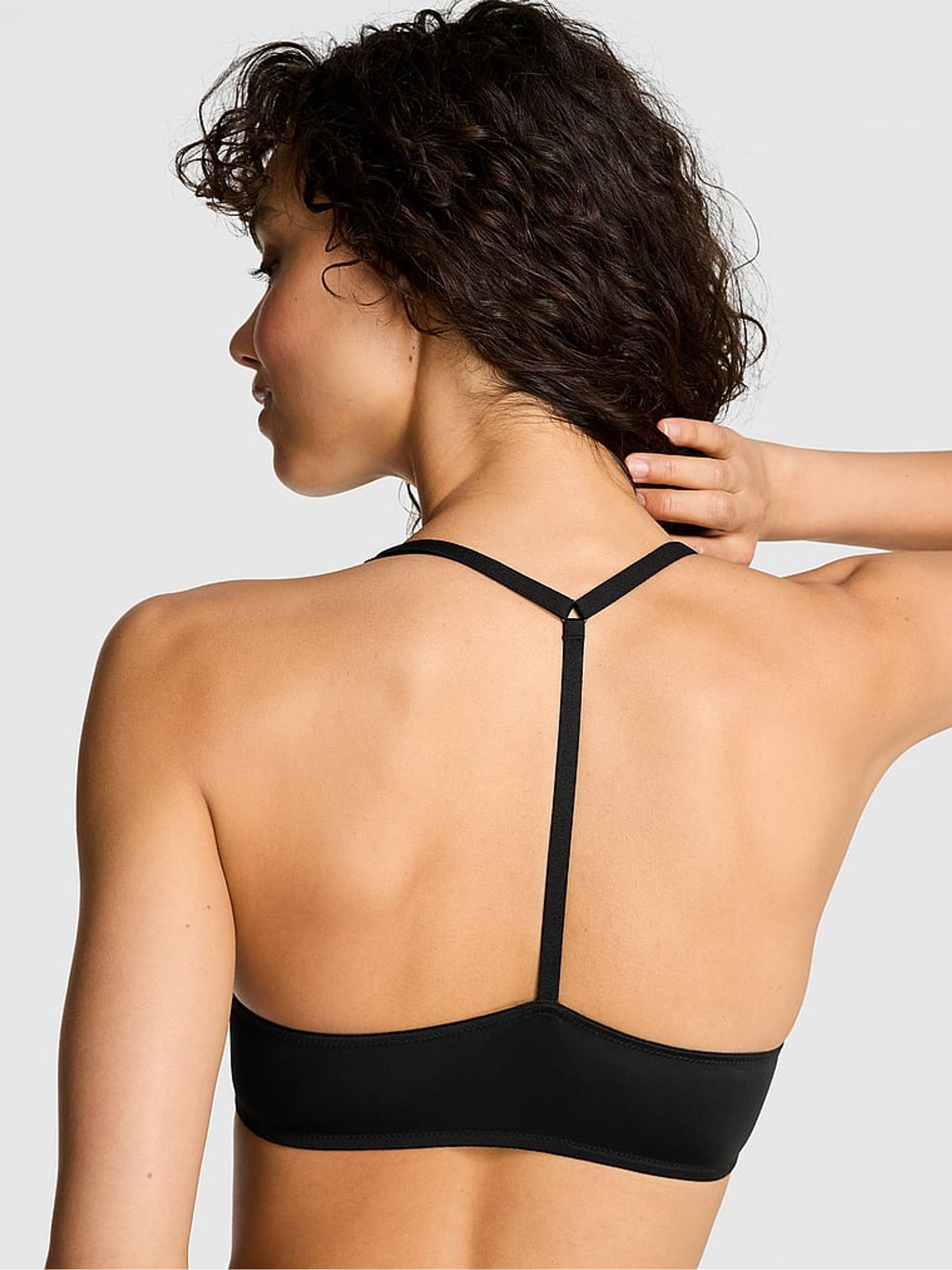 Black Front-Close Lightly Lined T-Shirt Bra | Victoria's Secret UK
