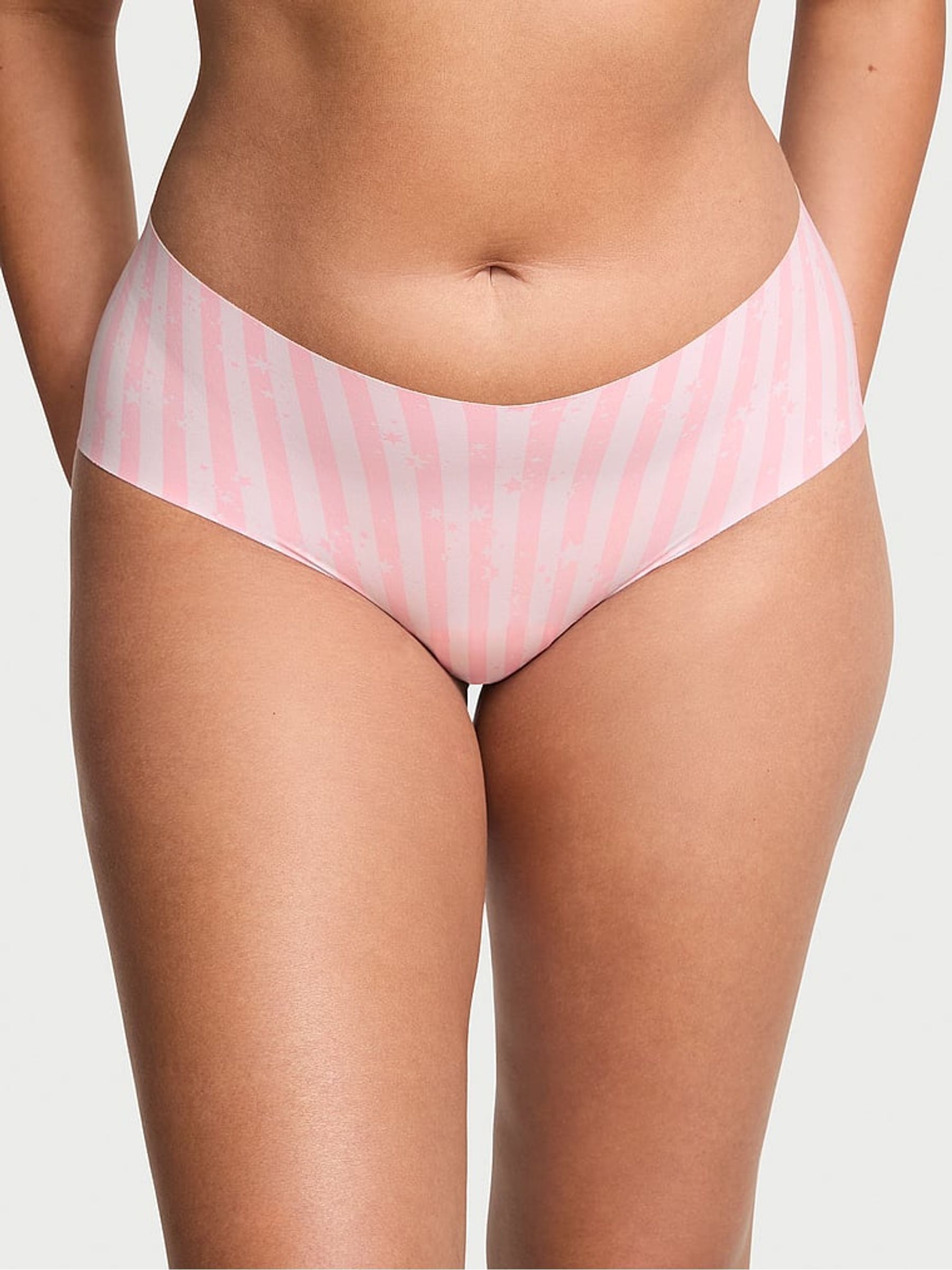 Pink Star Stripes Cheeky Knickers - Image 1 of 2