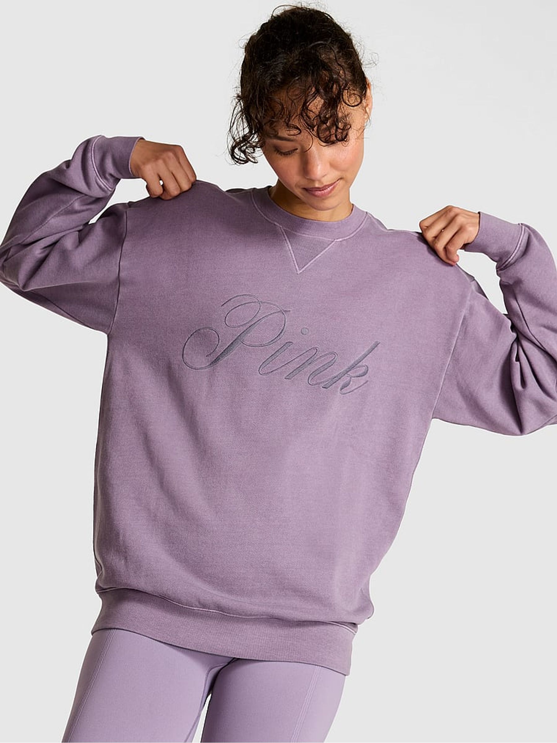 Frozen Plum Purple Fleece Sweatshirt - Image 1 of 3