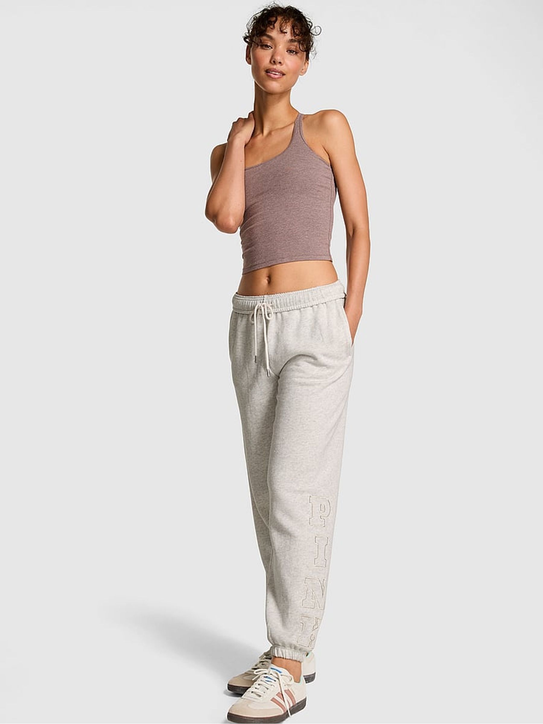 Snow Heather Grey Joggers - Image 1 of 4