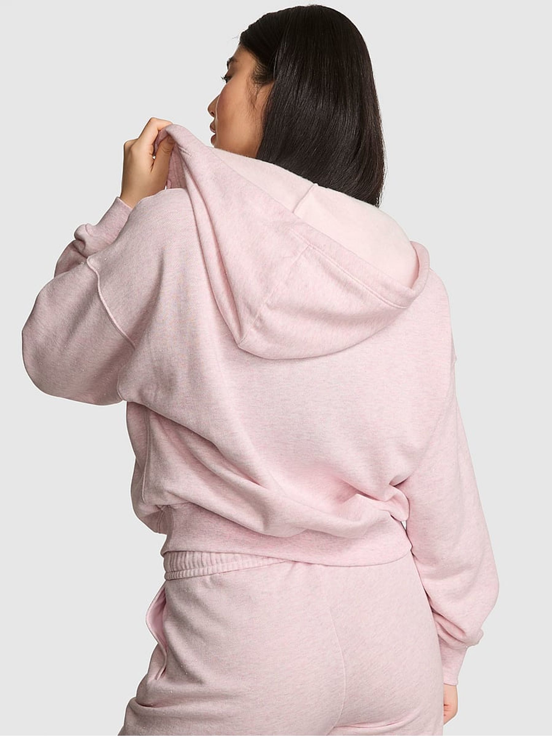 Heather Pink Petal Hoodie - Image 2 of 4