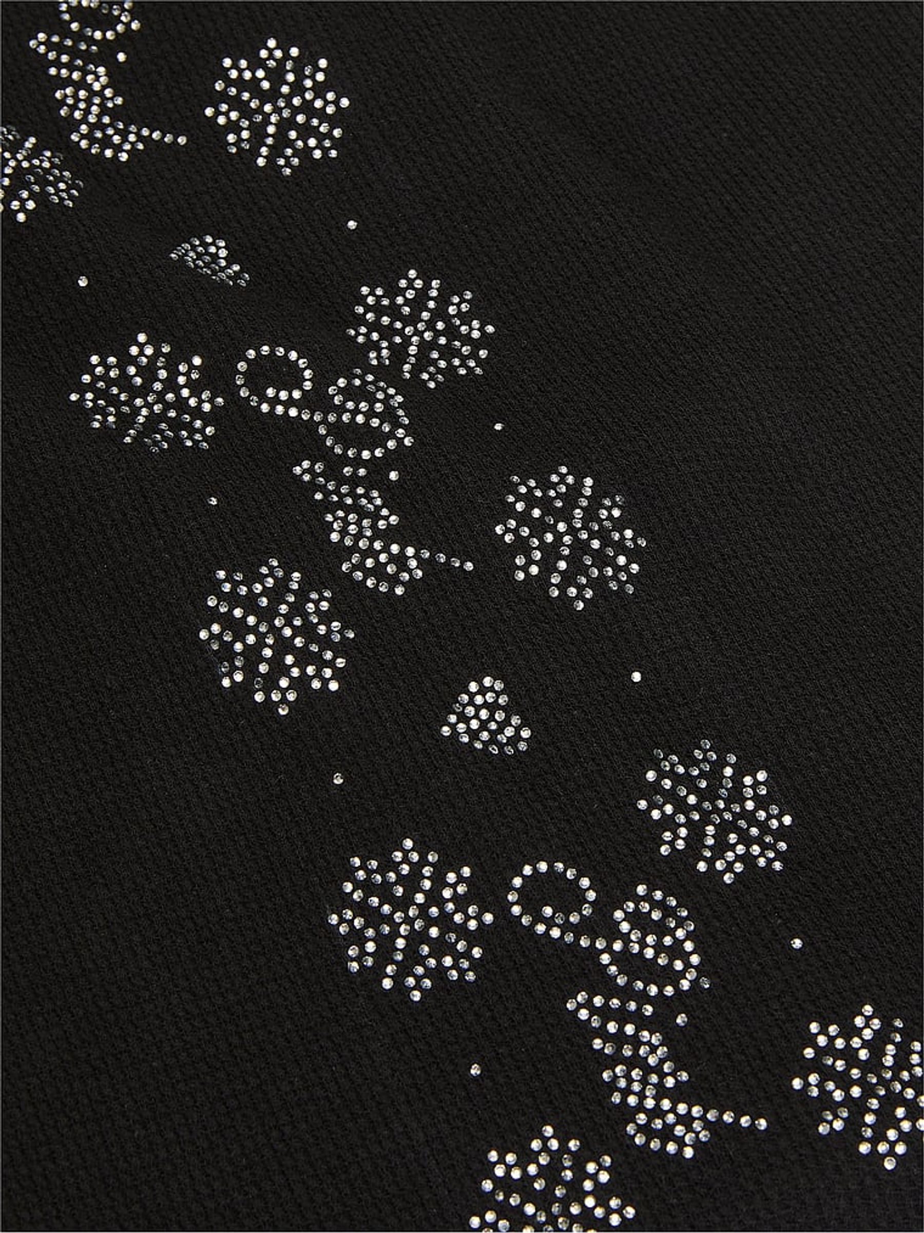 Black Diamonte Thermal Pyjamas Set - Image 3 of 3 Black Diamonte Thermal Pyjamas Set - Image 3 of 3