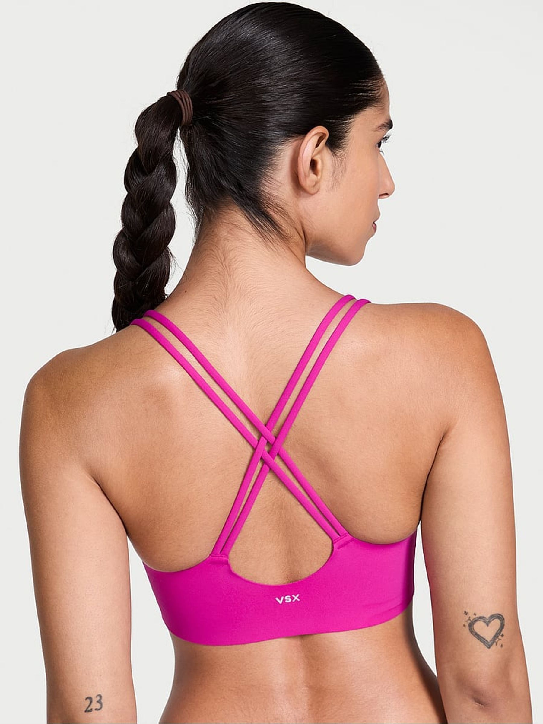 Berrylicious Purple Elevate™ Strappy Comfort Low Support Sports Bra - Image 2 of 3