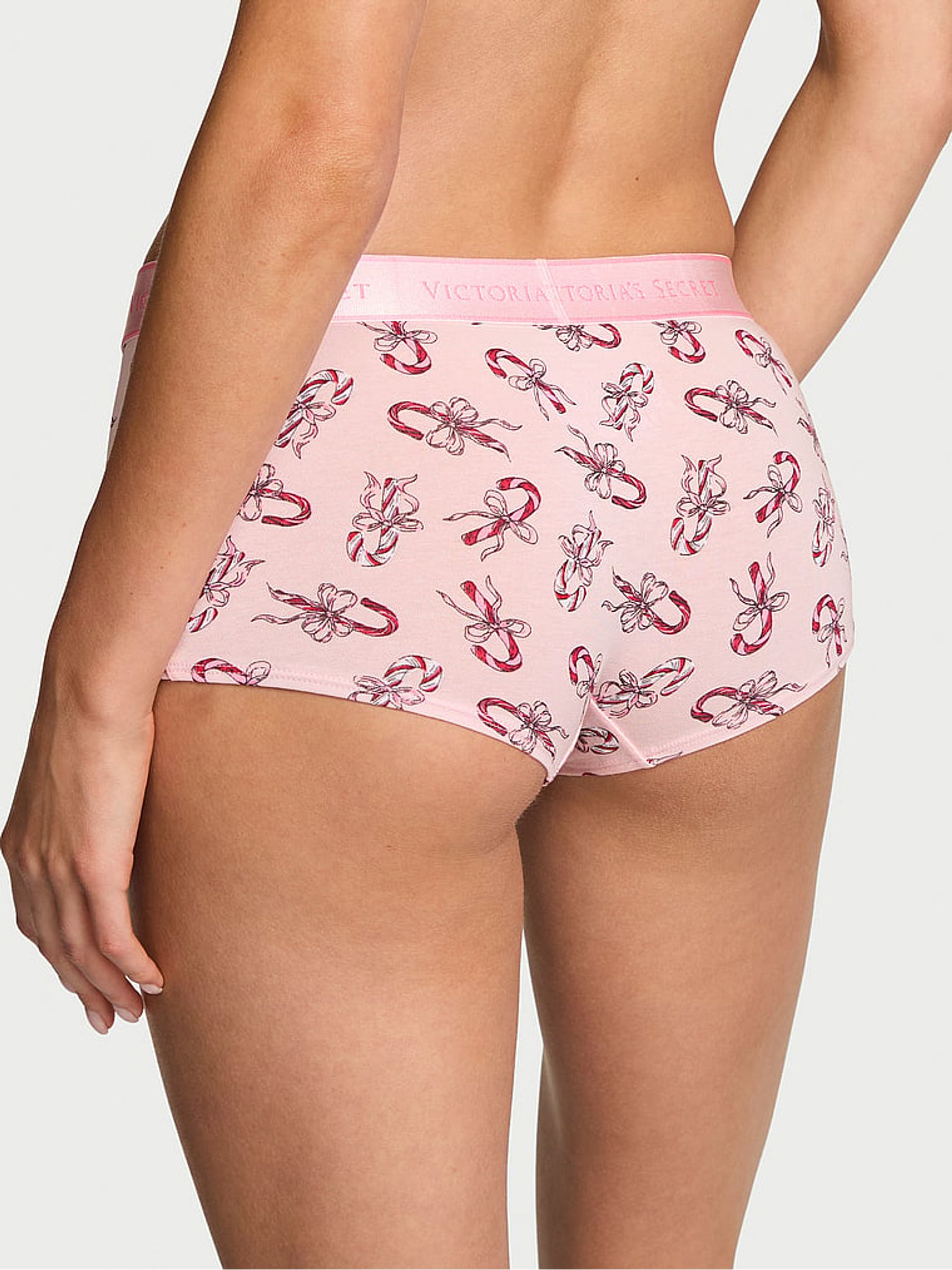Angel Pink Candy Cane Short Logo Knickers - Image 2 of 2