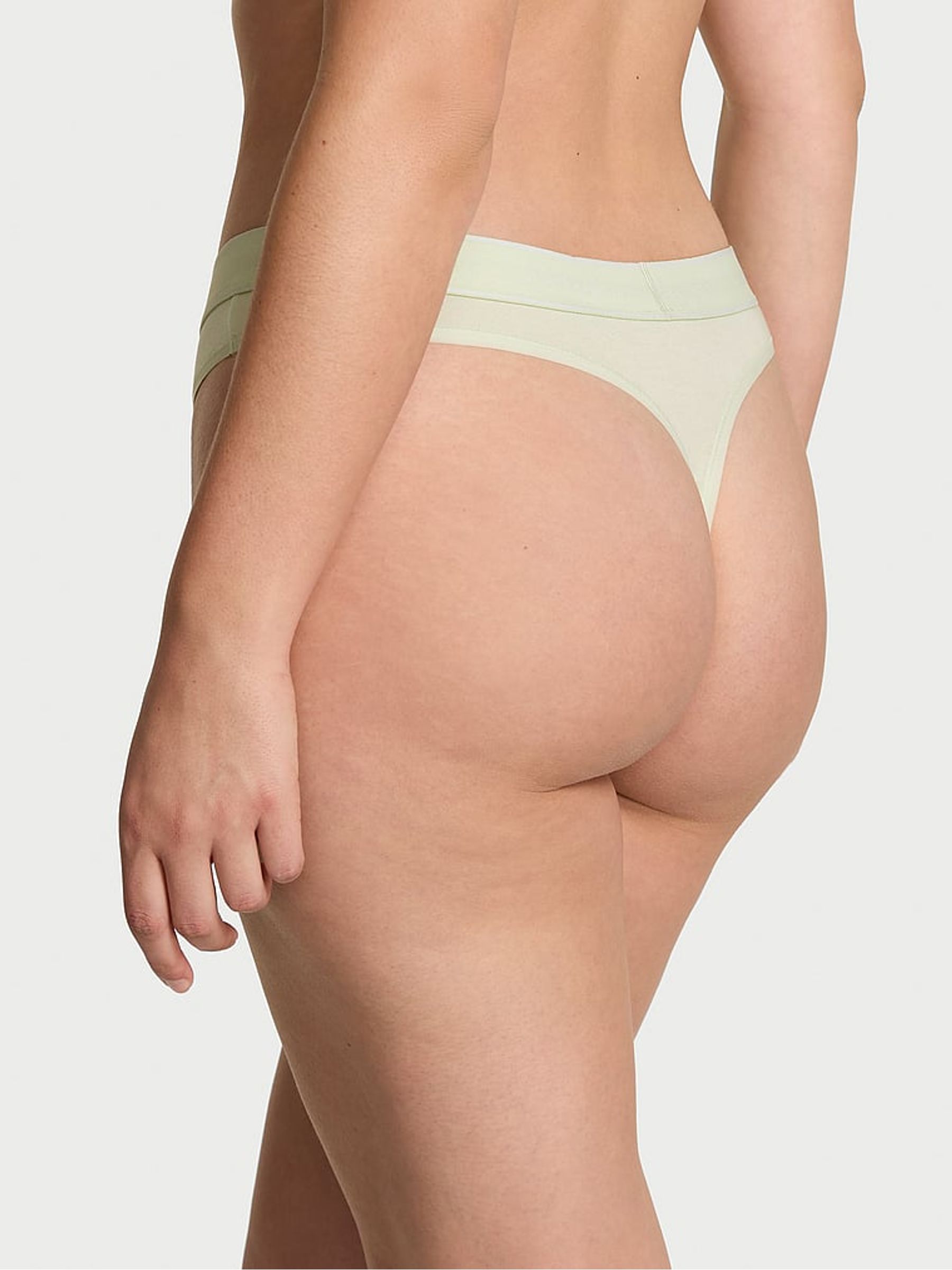 Mint Crush Green Thong Logo Knickers - Image 2 of 2