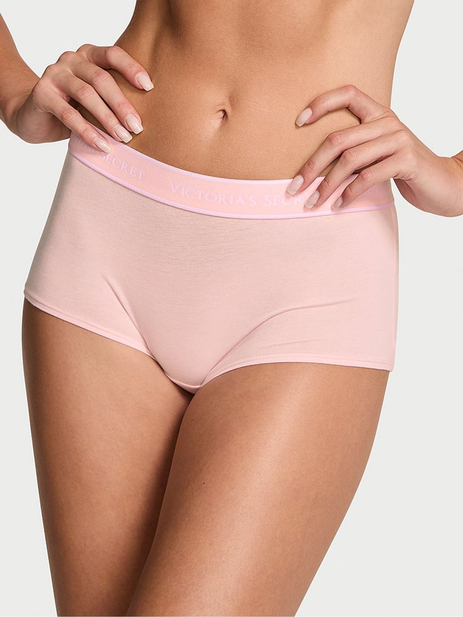 Angel Pink Short Logo Knickers - Image 1 of 3