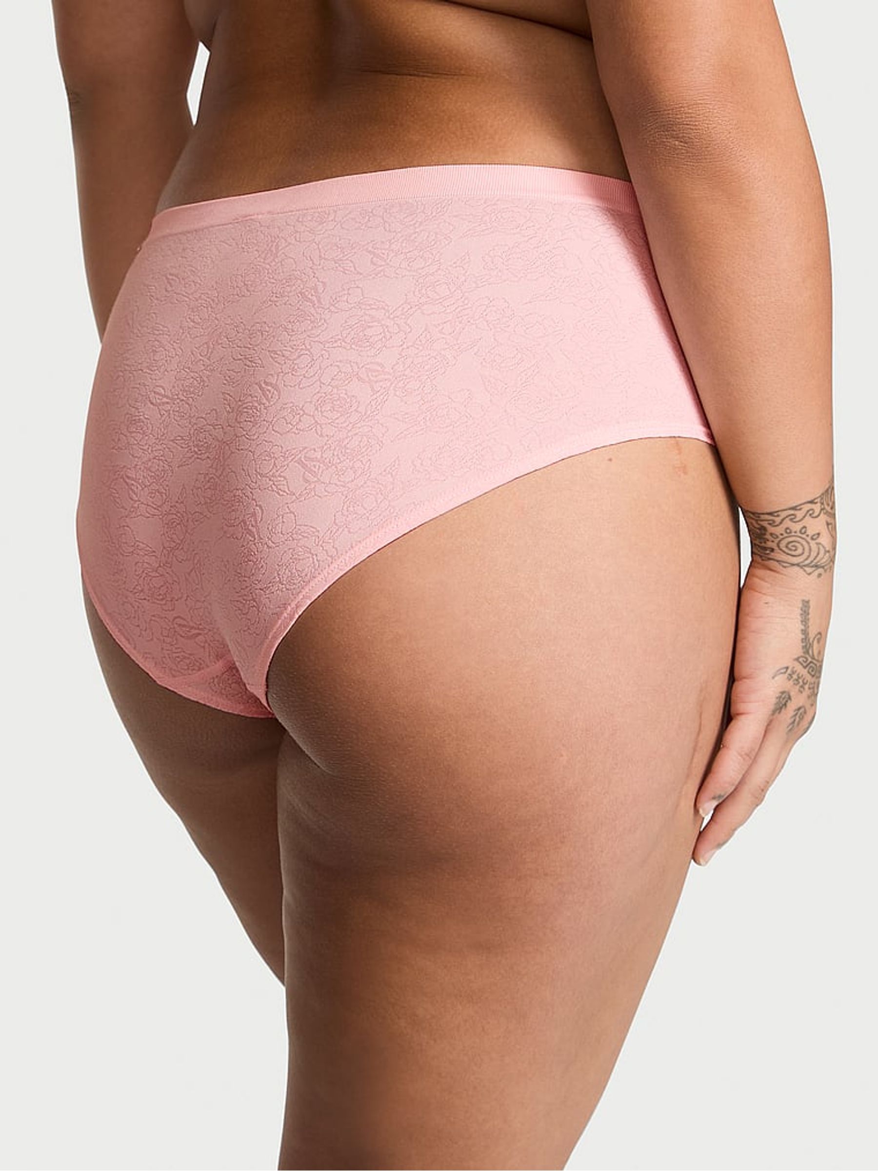 Angel Pink Sketch Floral Hipster Knickers - Image 2 of 2