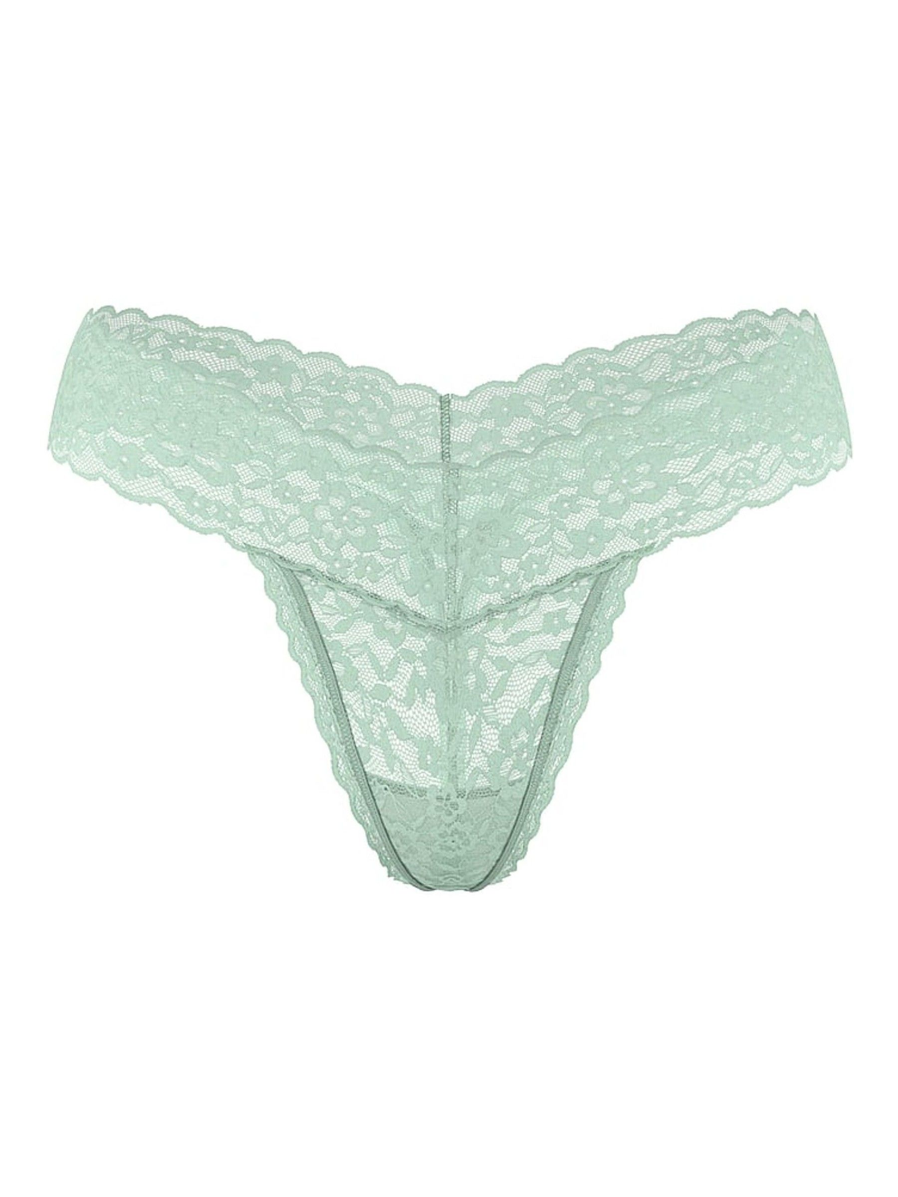Simply Sage Green Thong Knickers - Image 3 of 3