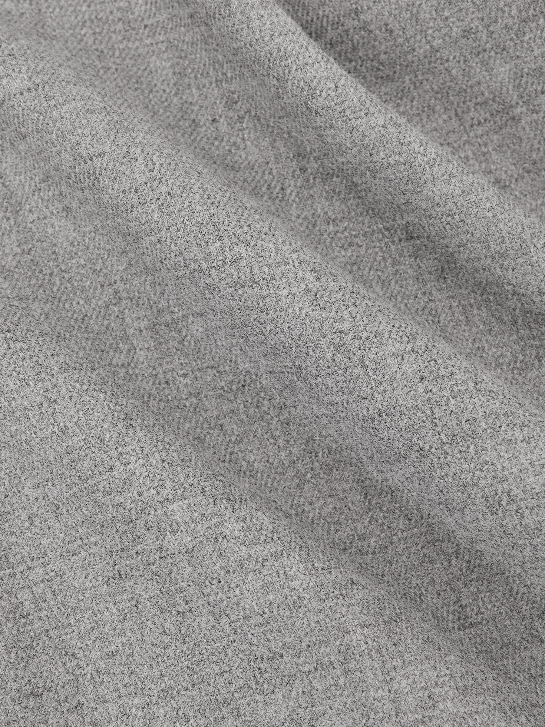 Tailored-Fit Double-Breasted Blazer in Soft Grey - Image 8 of 8