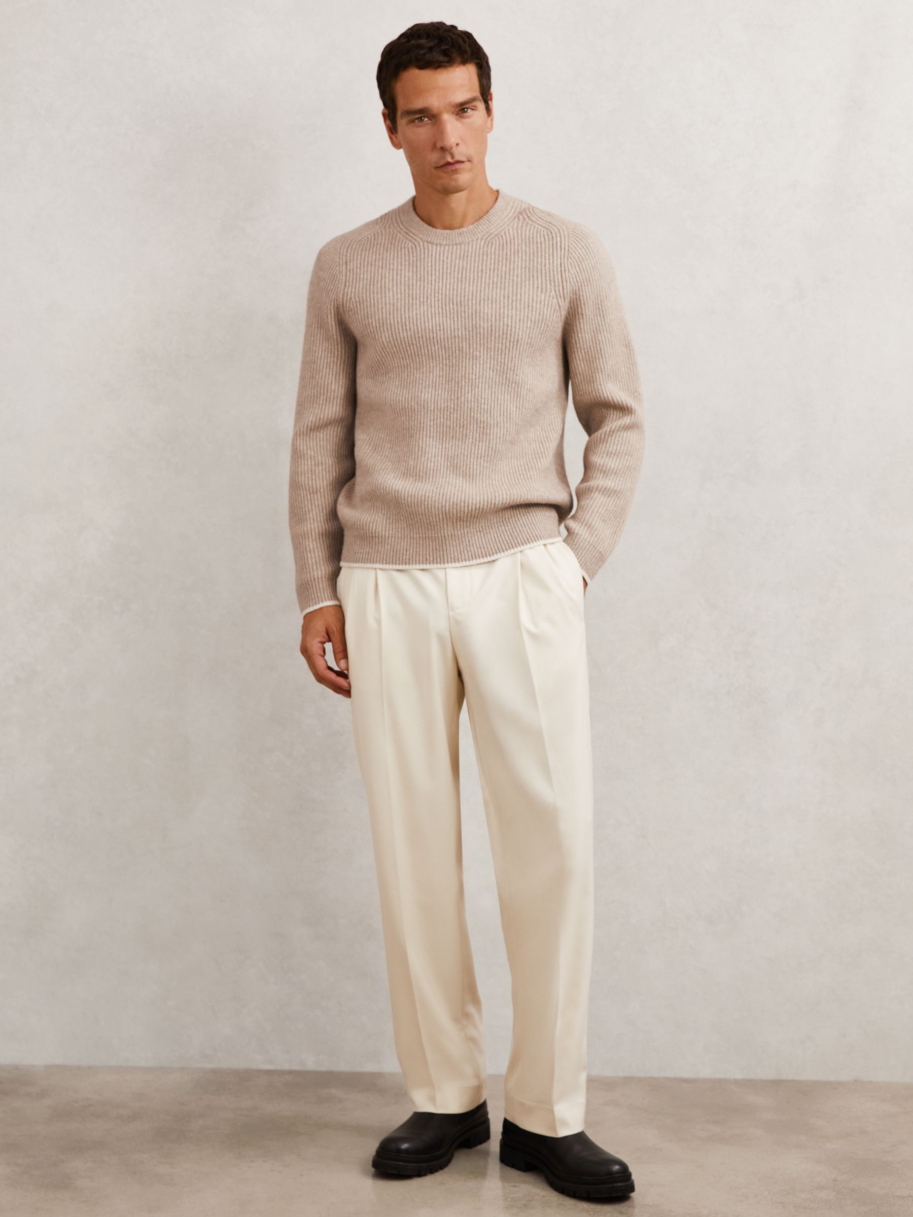 Jumper in Oatmeal Brown - Image 5 of 8