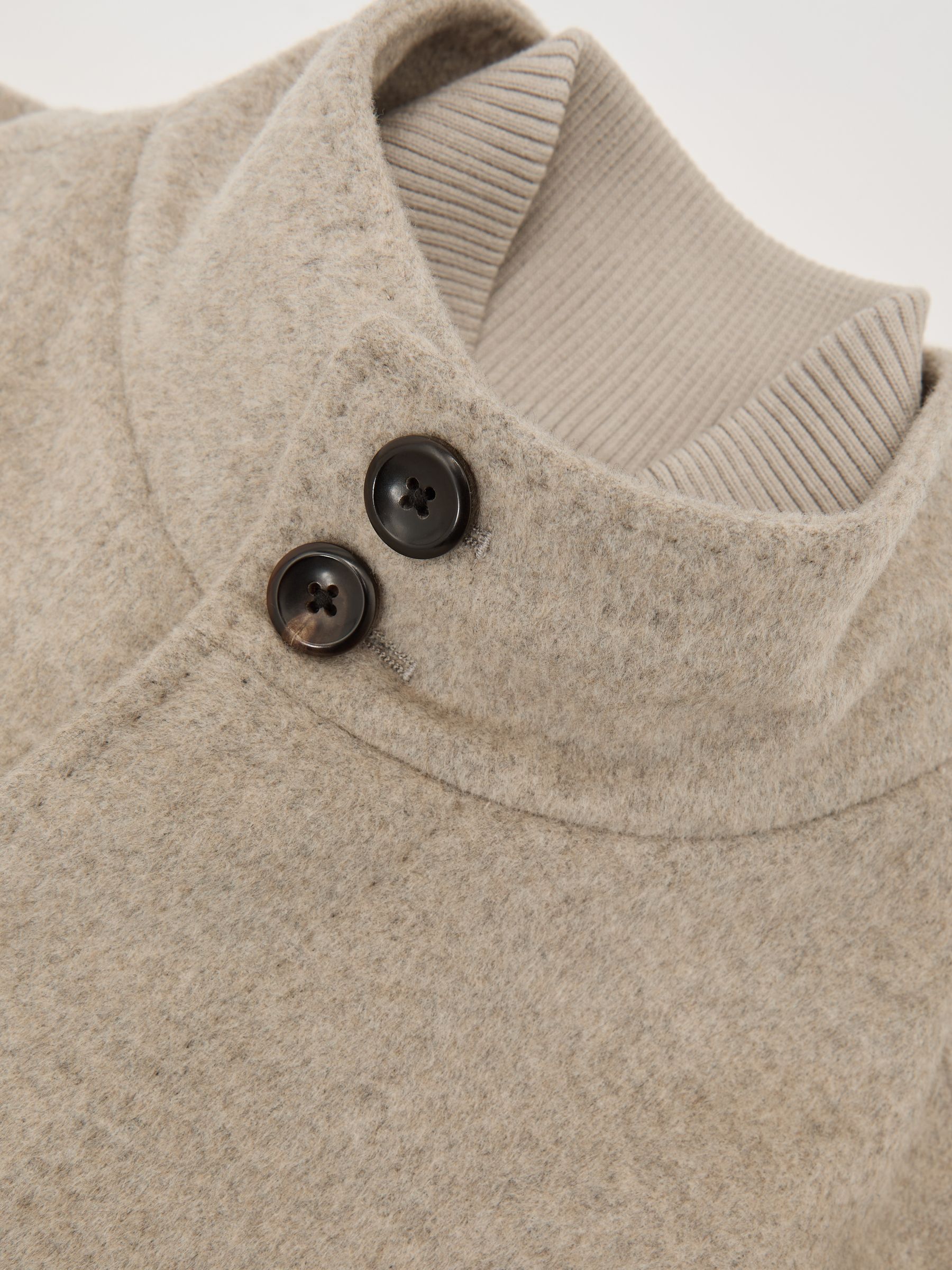Atelier 100% Cashmere Hybrid Overcoat with Removable Gilet in Natural - image 4