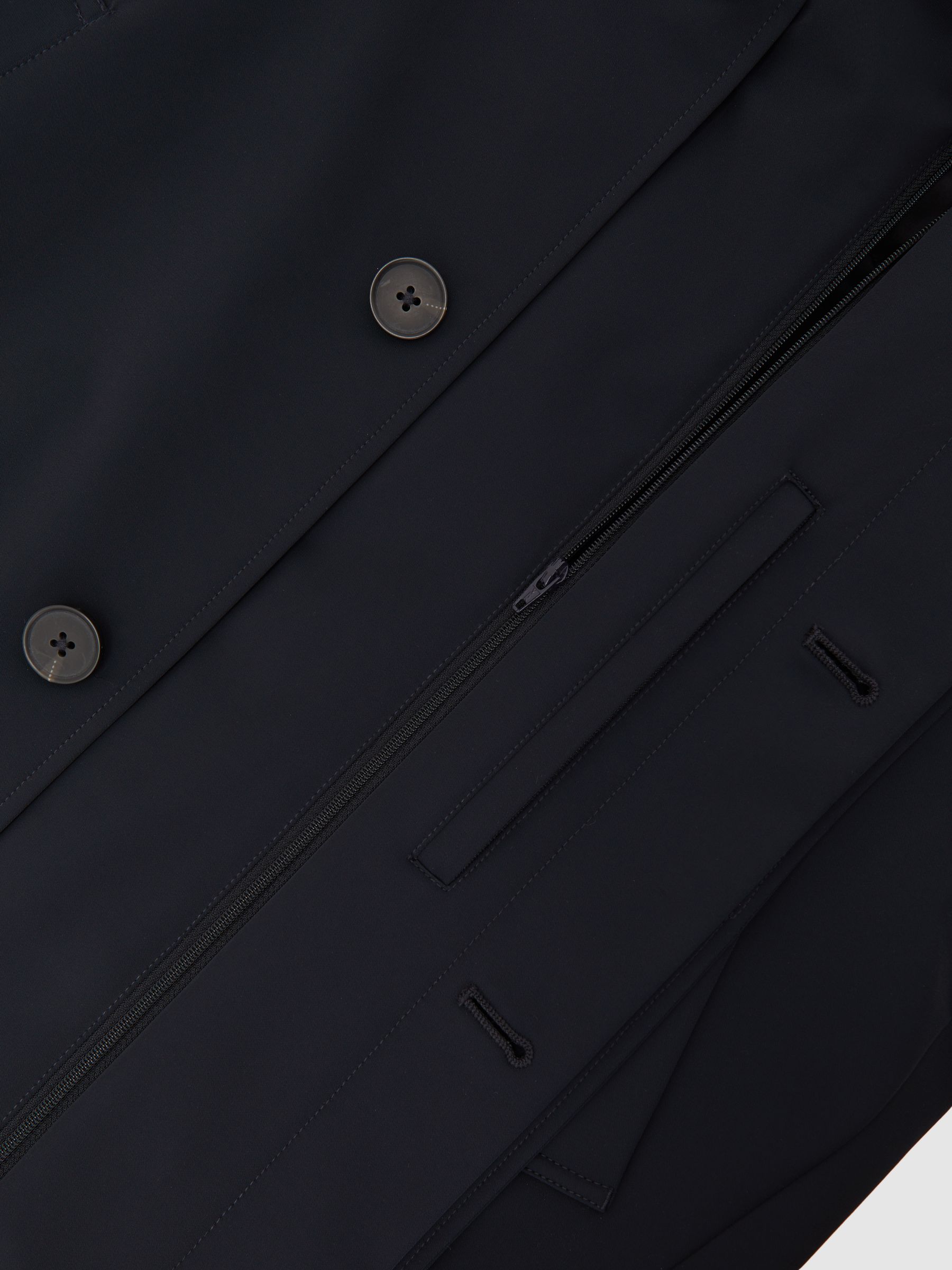 Atelier 100% Cashmere Hybrid Overcoat with Removable Gilet in Navy - image 2