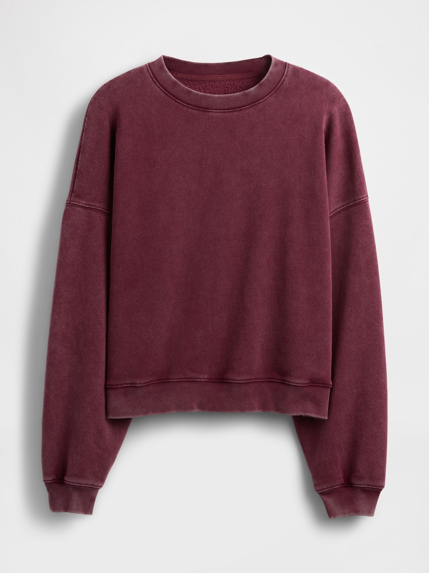 Red Vintage Soft Wedge Crewneck Sweatshirt - Image 1 of 1