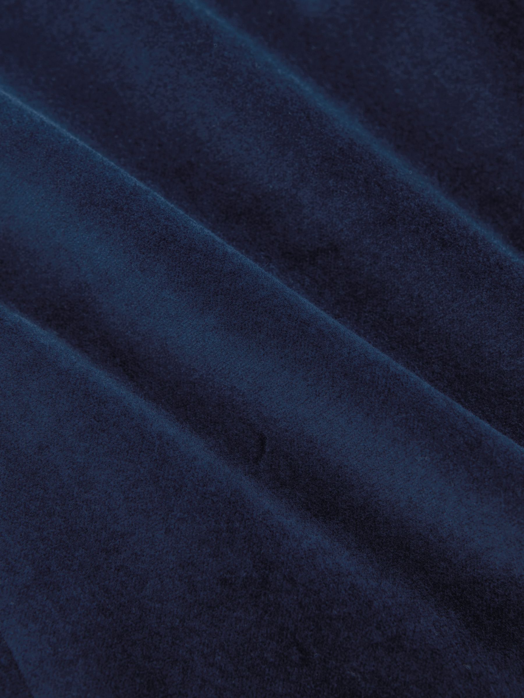 Single-Breasted Velvet Blazer Tailored-Fit in Navy - Image 9 of 9