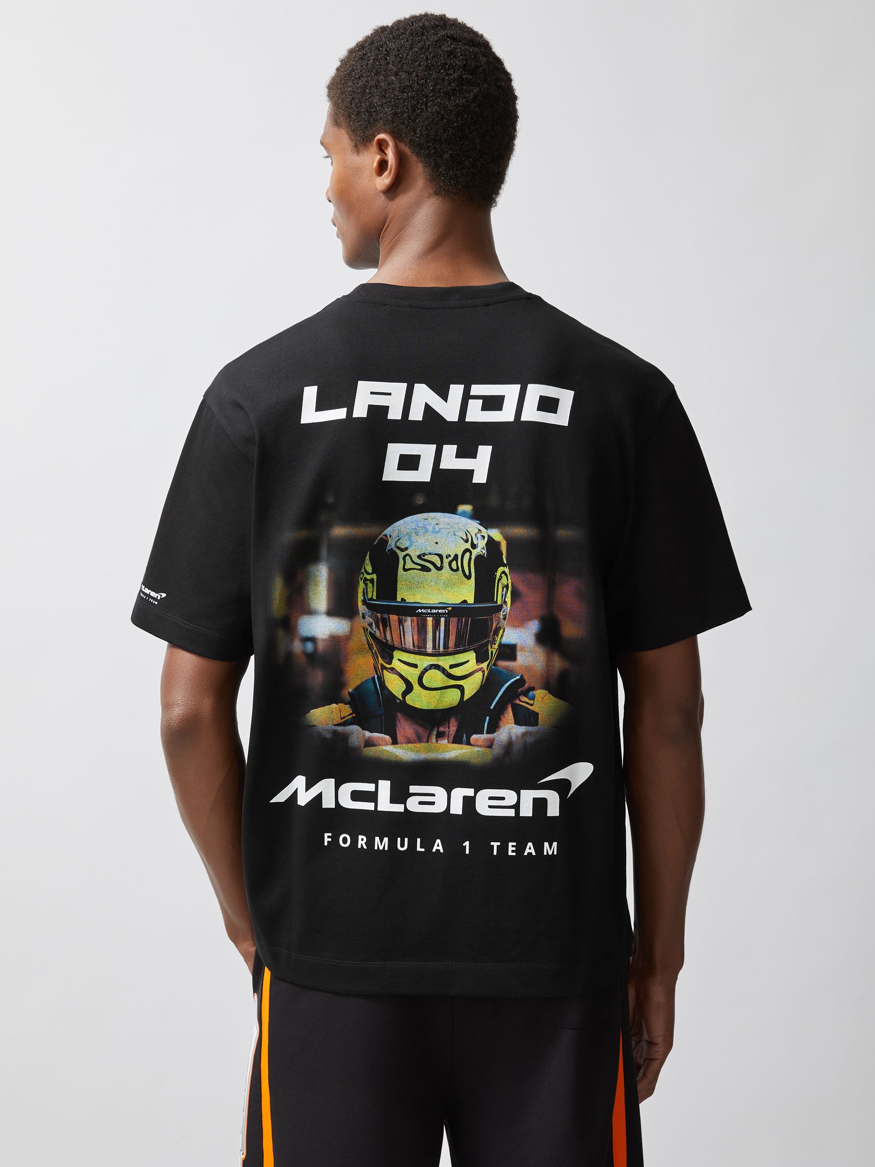 McLaren F1 Team Lando-Print T-Shirt Unisex Fit in Black - Image 5 of 6