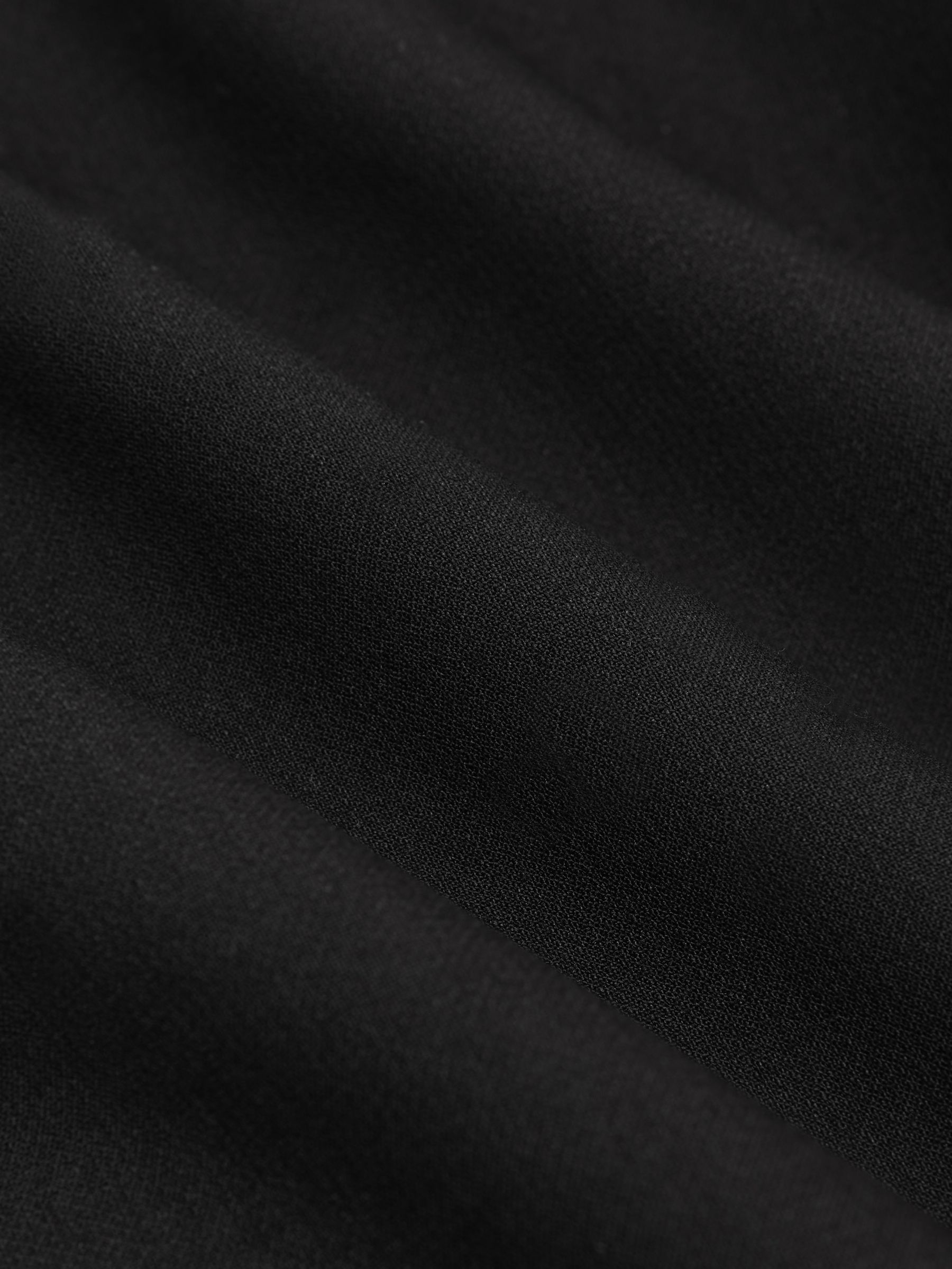 Černý monogramový volný blejzr s jednořadým zapínáním - Obrázek 9 z 9