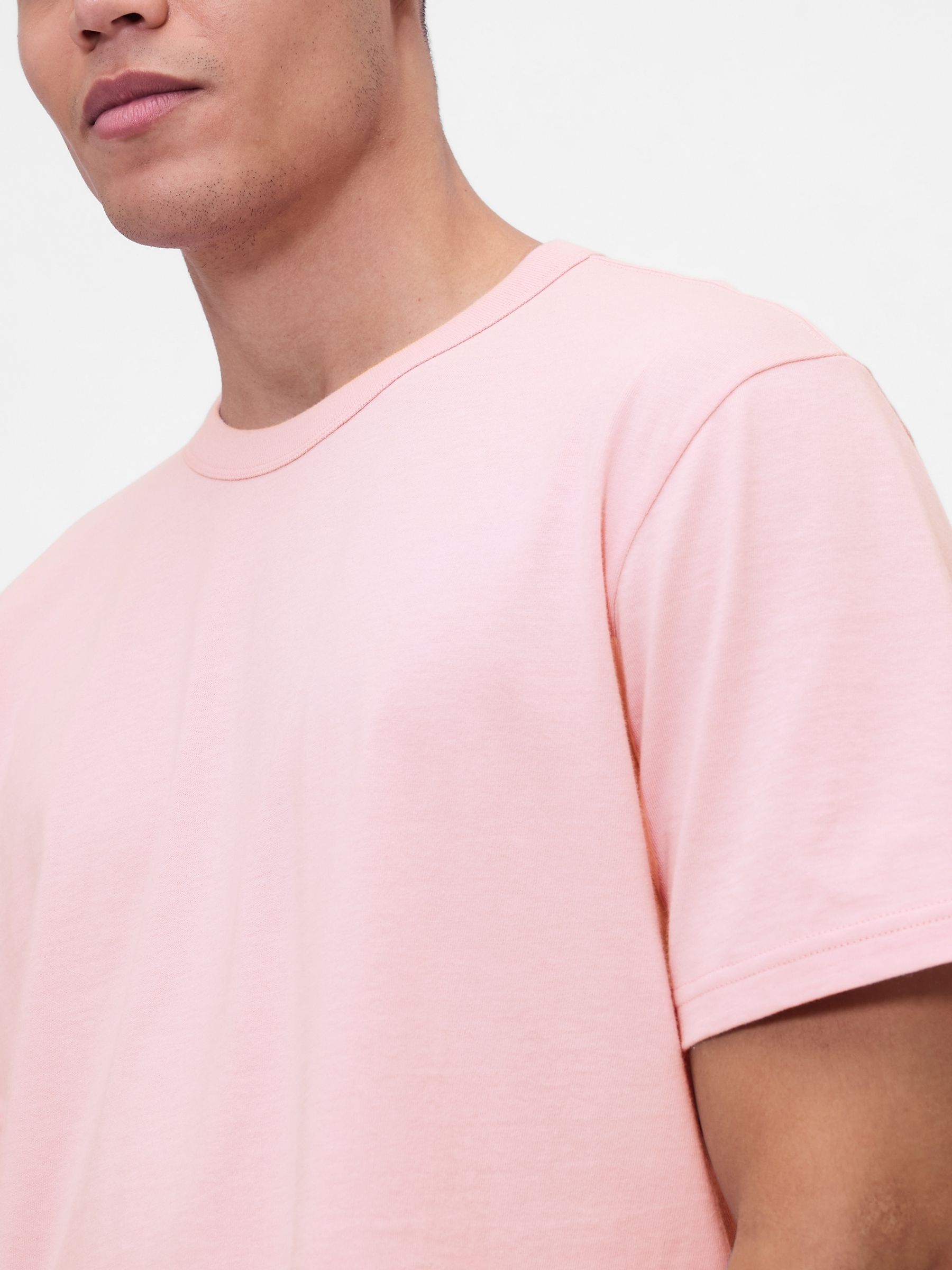 Pink Original Crew Neck Short Sleeve T-Shirt - Image 3 of 4