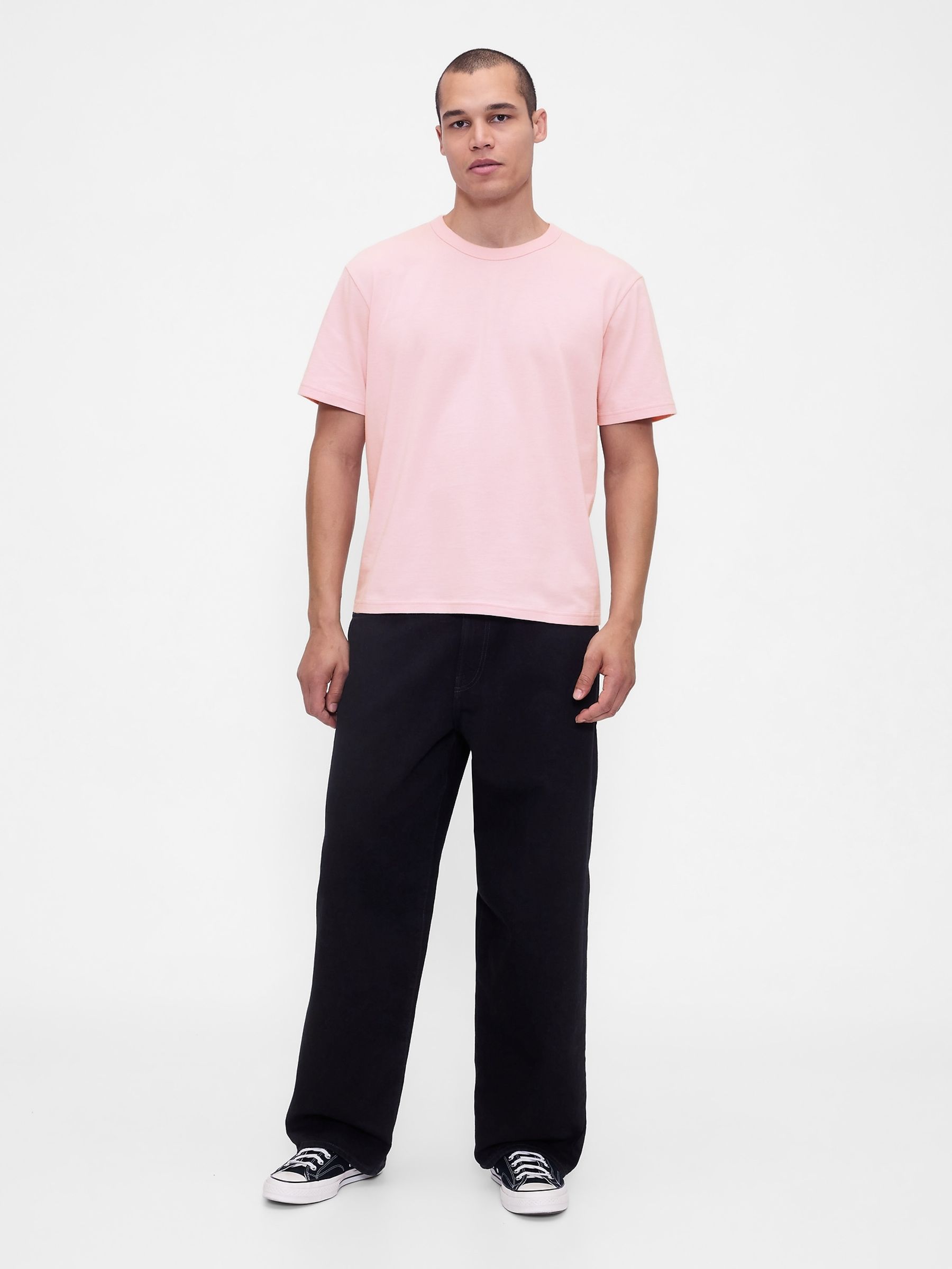 Pink Original Crew Neck Short Sleeve T-Shirt - Image 4 of 4