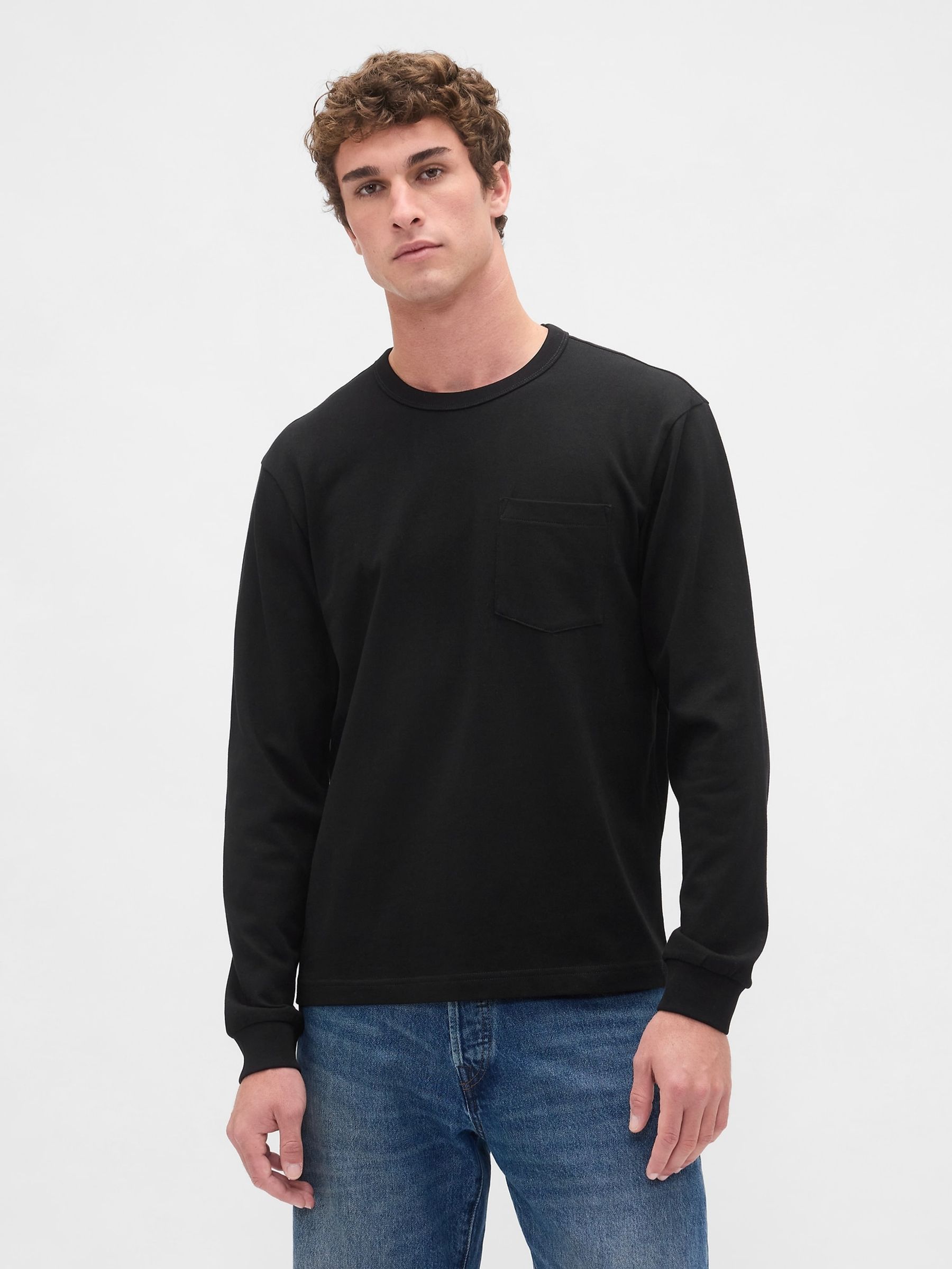 Black Heavyweight Relaxed T-Shirt - Image 1 of 4