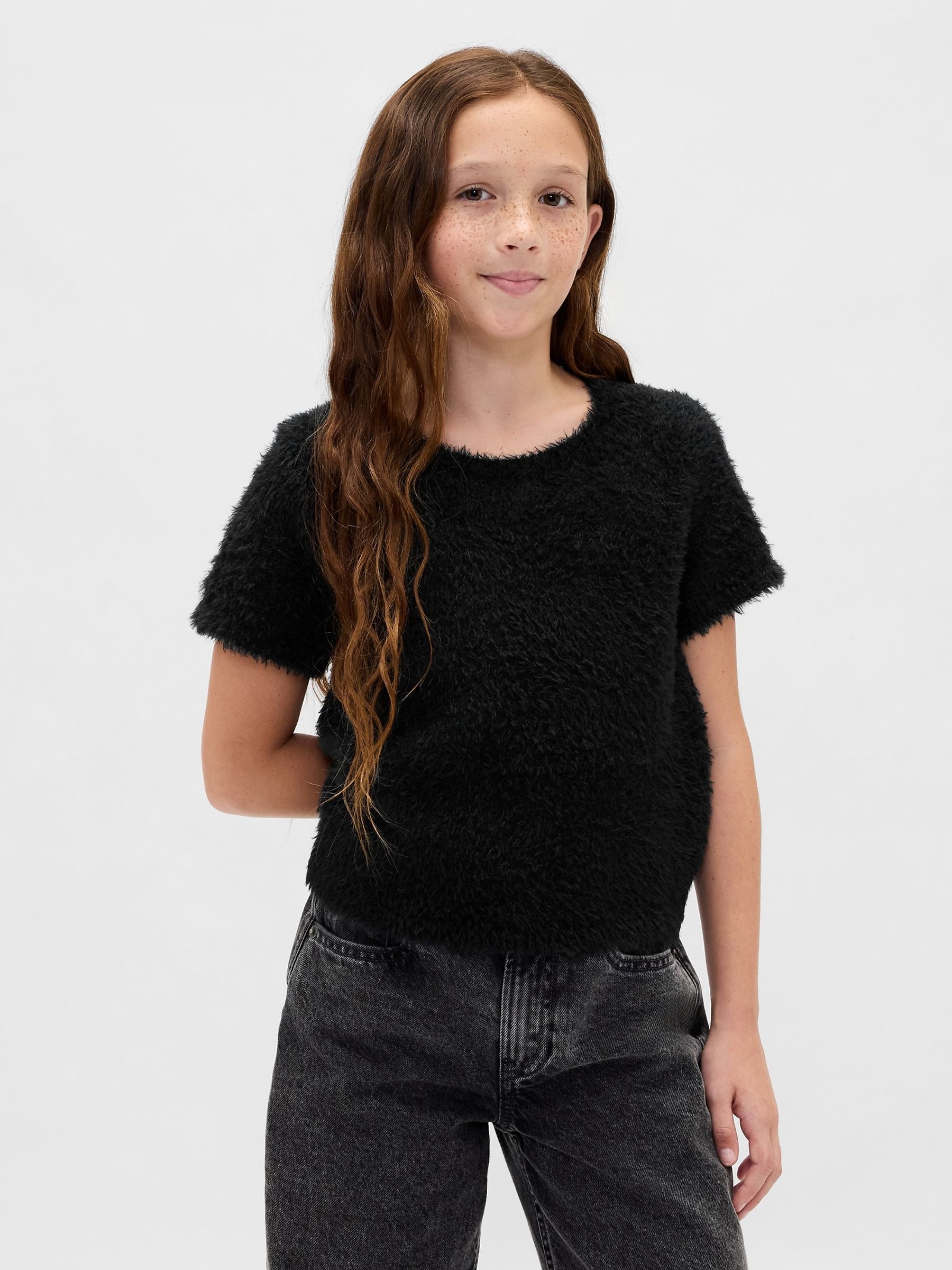Black Eyelash Sweatshirt - Image 1 of 5