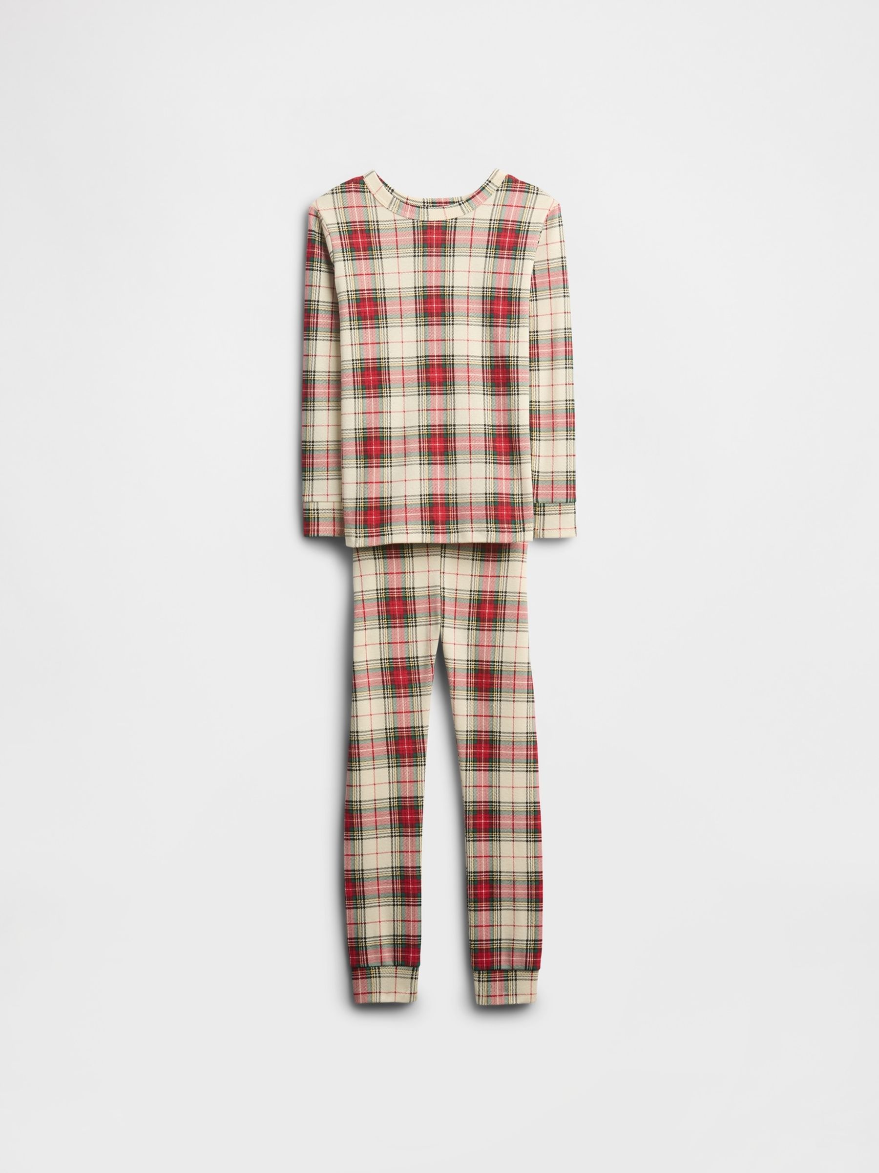 Red Check Long Sleeve Pyjama Top and Bottoms Set (6mths-5yrs) - Image 1 of 3