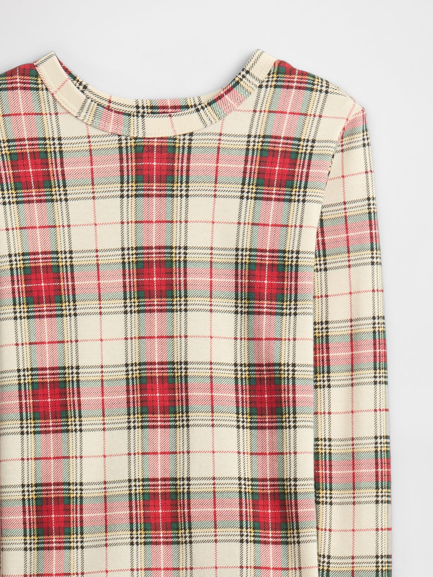 Red Check Long Sleeve Pyjama Top and Bottoms Set (6mths-5yrs) - Image 3 of 3