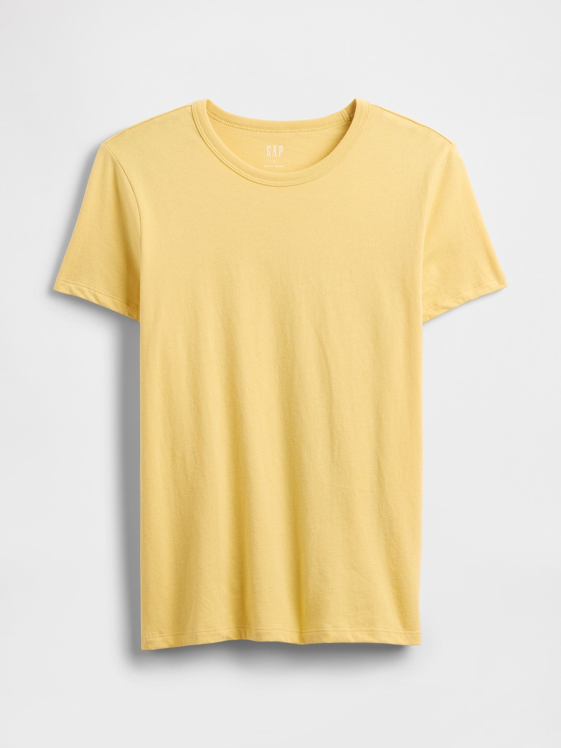Yellow Favourite Crew Neck Short Sleeve T-Shirt - Image 3 of 3