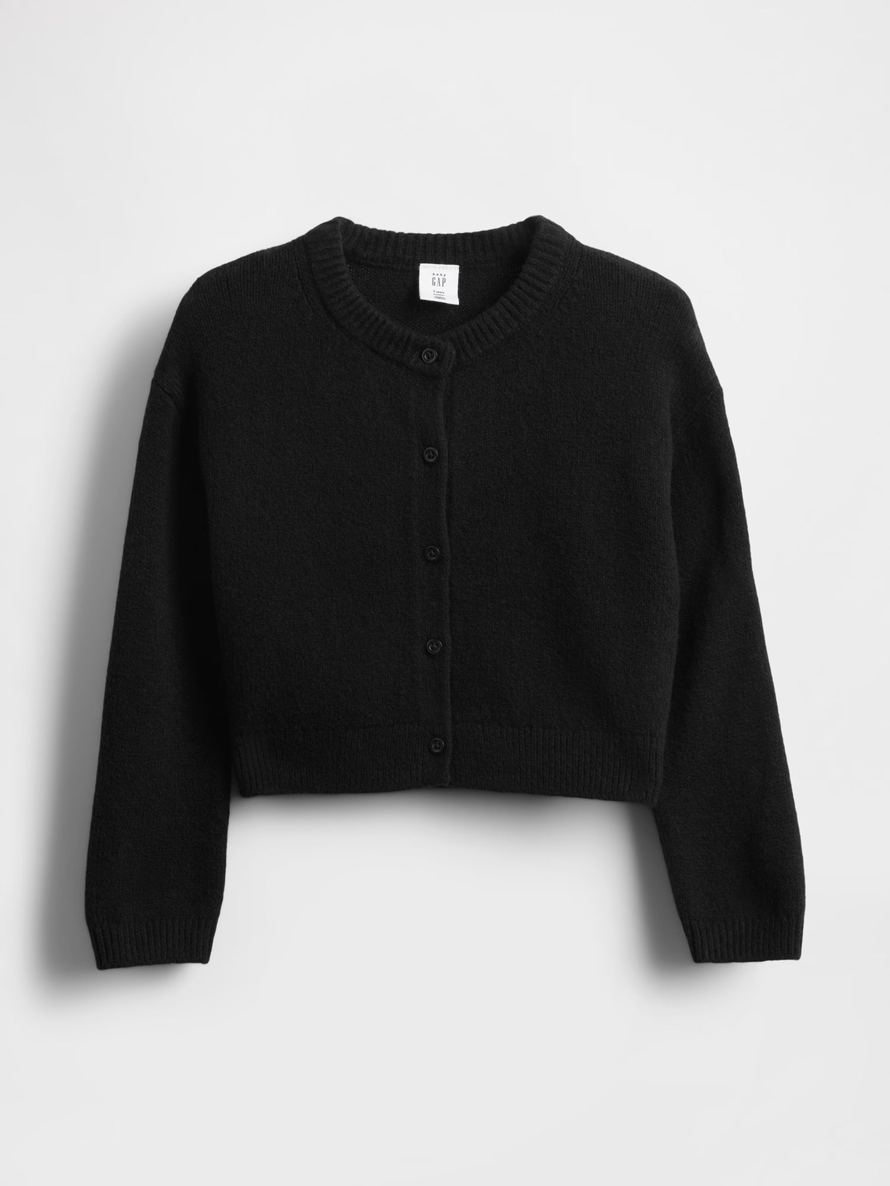 Black Cashsoft Cardigan (6mths-5yrs) - Image 2 of 4