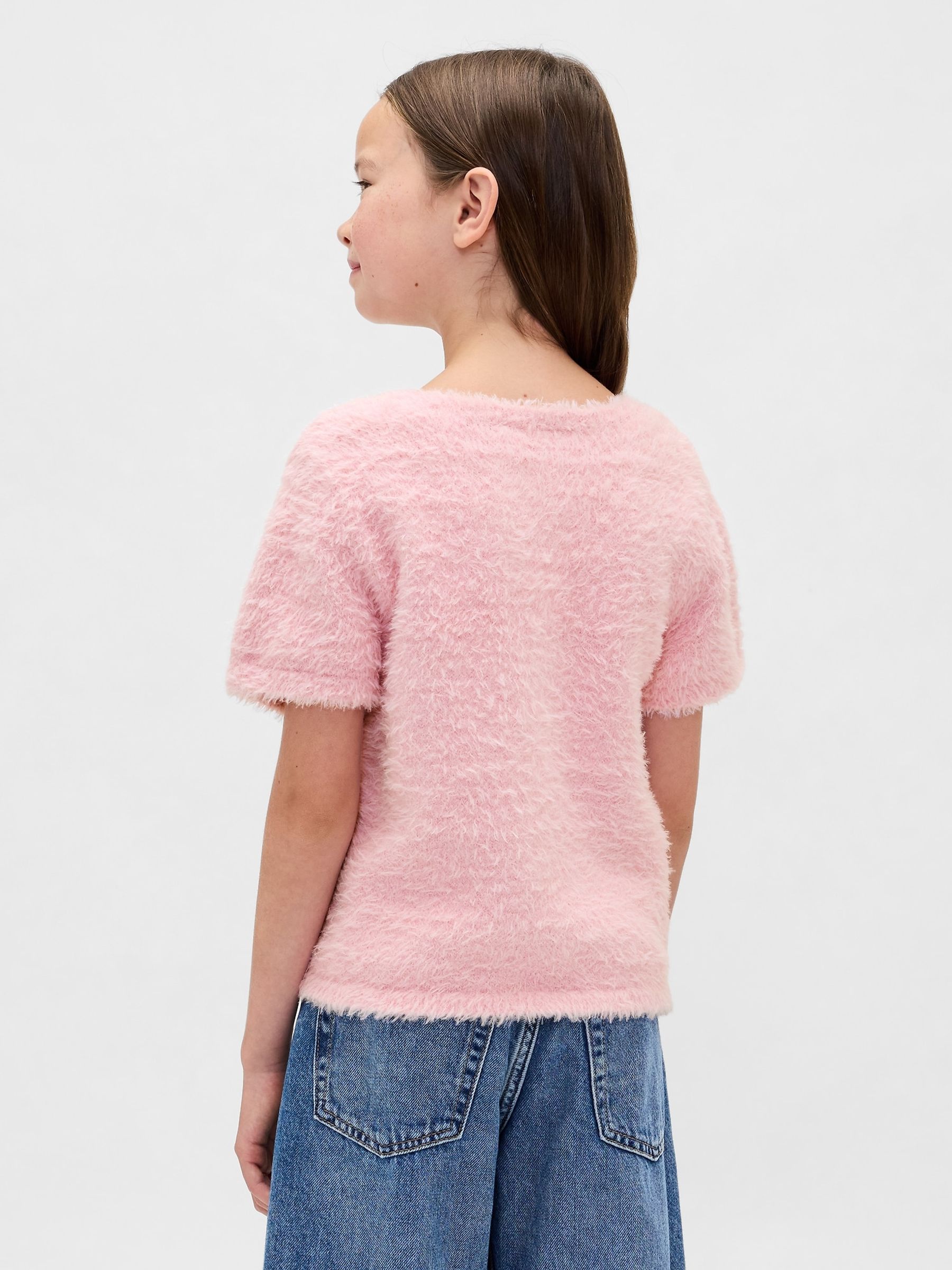 Pink Eyelash Sweatshirt - Image 2 of 5