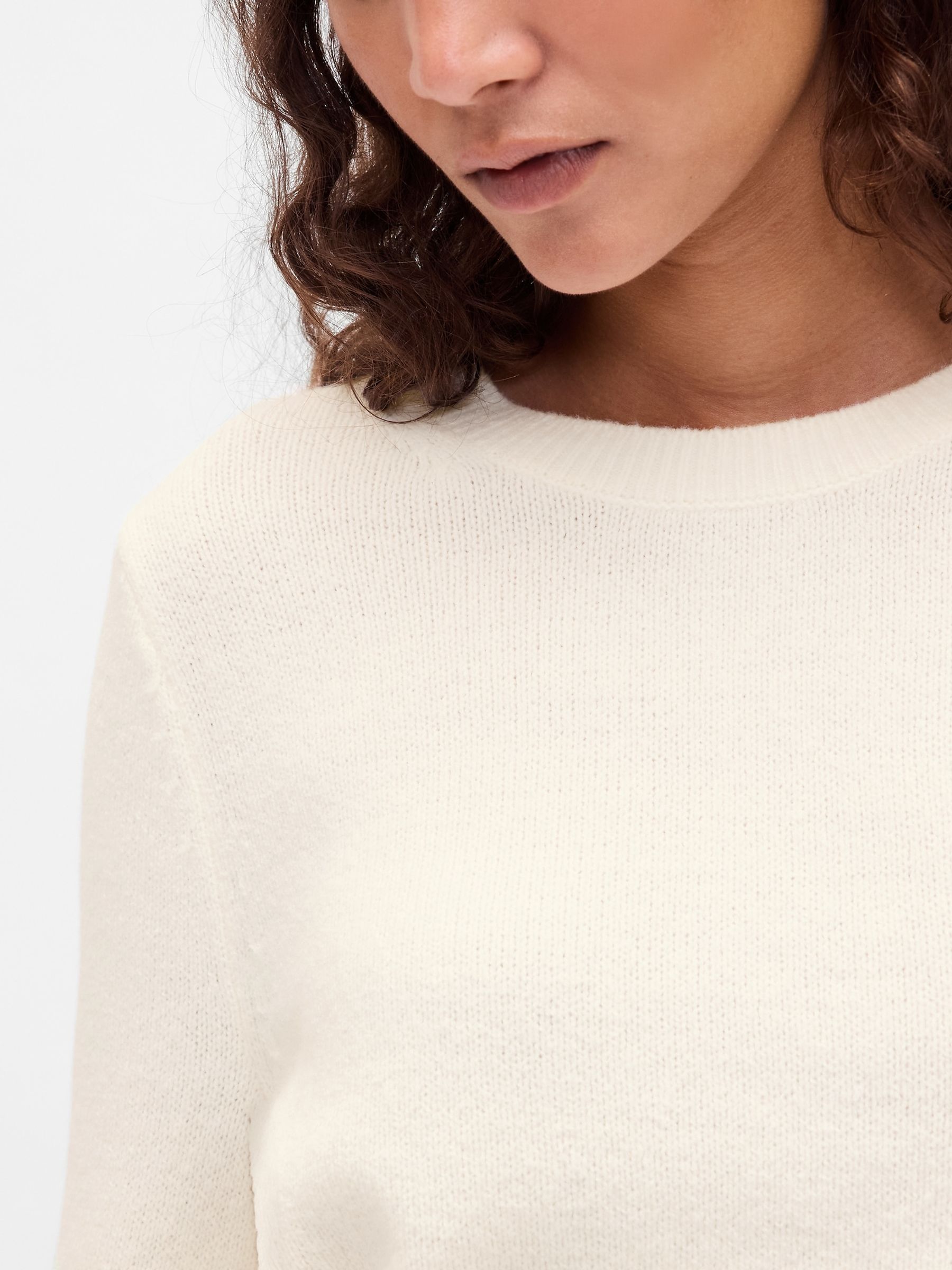 Cream CashSoft Crew Neck Jumper - Image 4 of 4