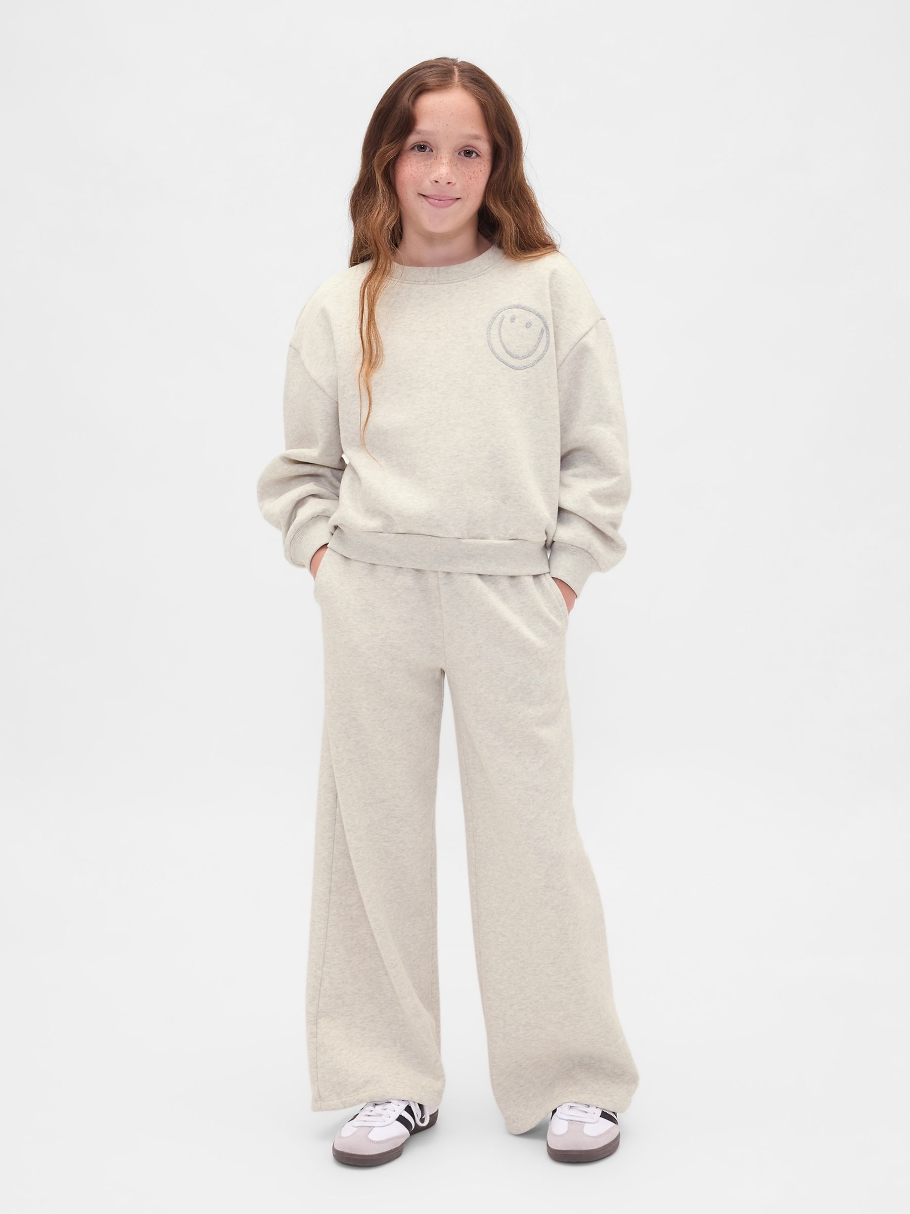Grey Vintage Soft Baggy Joggers (4-13yrs) - Image 3 of 5