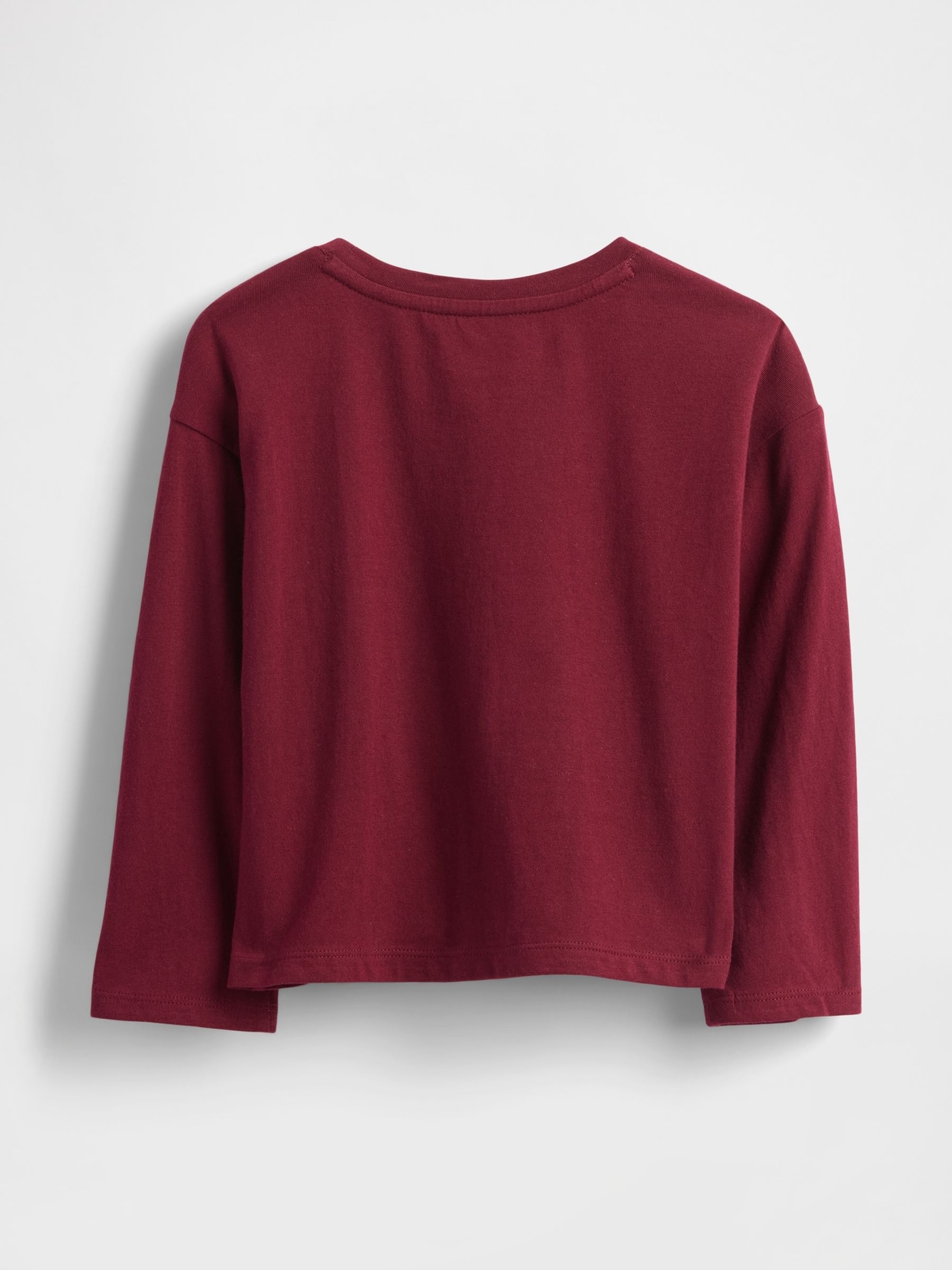 Burgundy Red Mix and Match Graphic T-Shirt - Image 2 of 2
