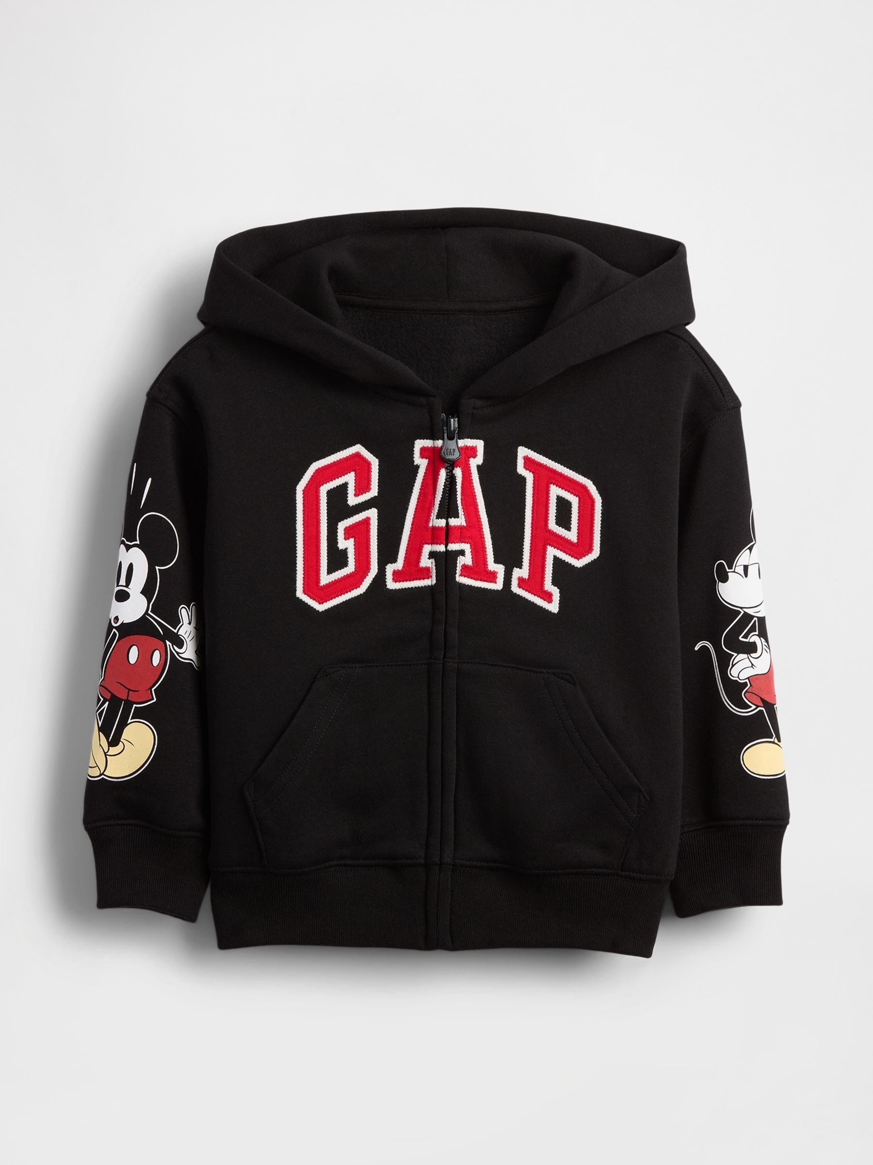 Black Disney Vintage Soft Zip Hoodie (6mths-5yrs) - Image 1 of 2