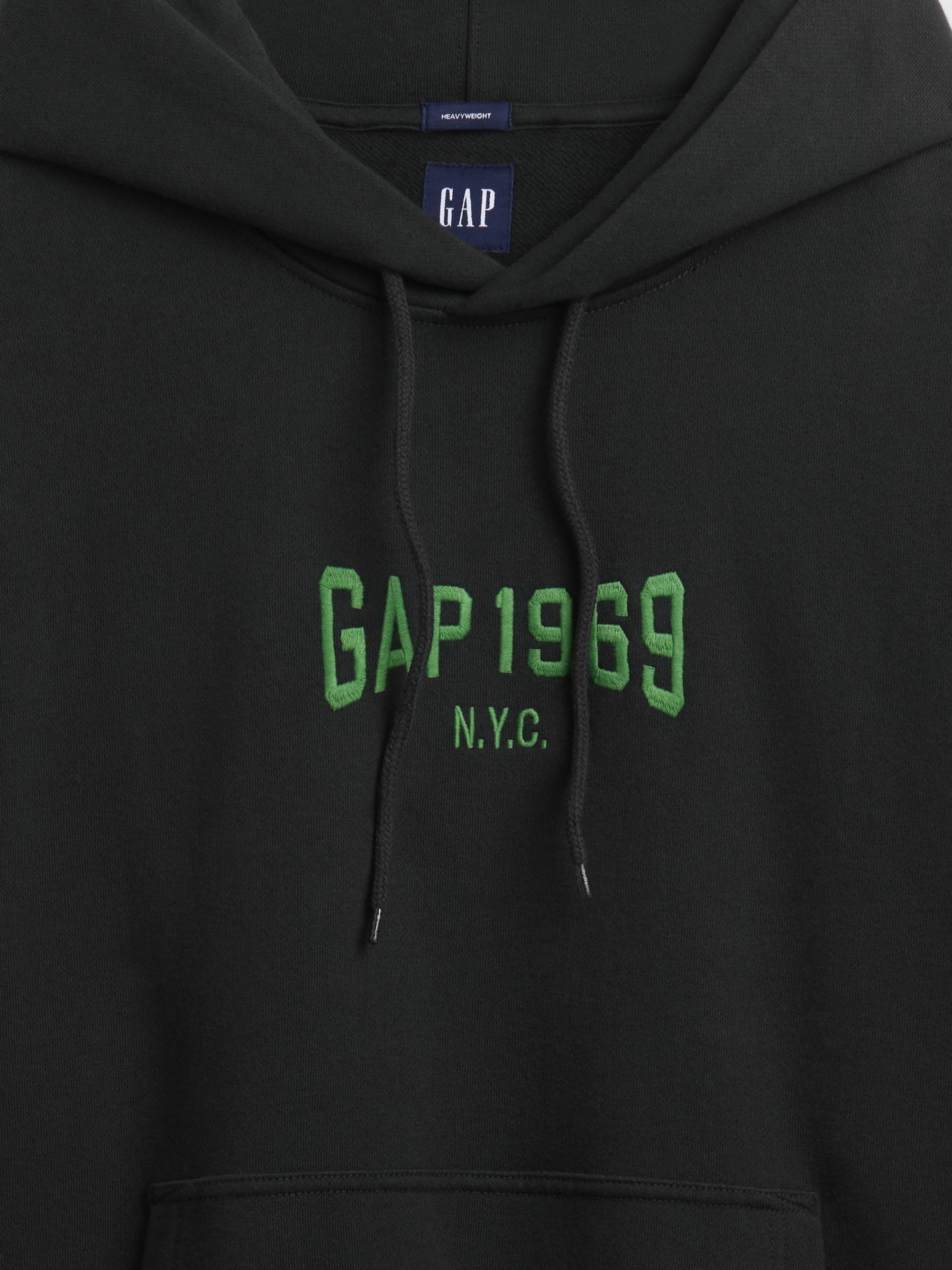 Black Heavyweight 1969 Logo Hoodie - Image 4 of 4