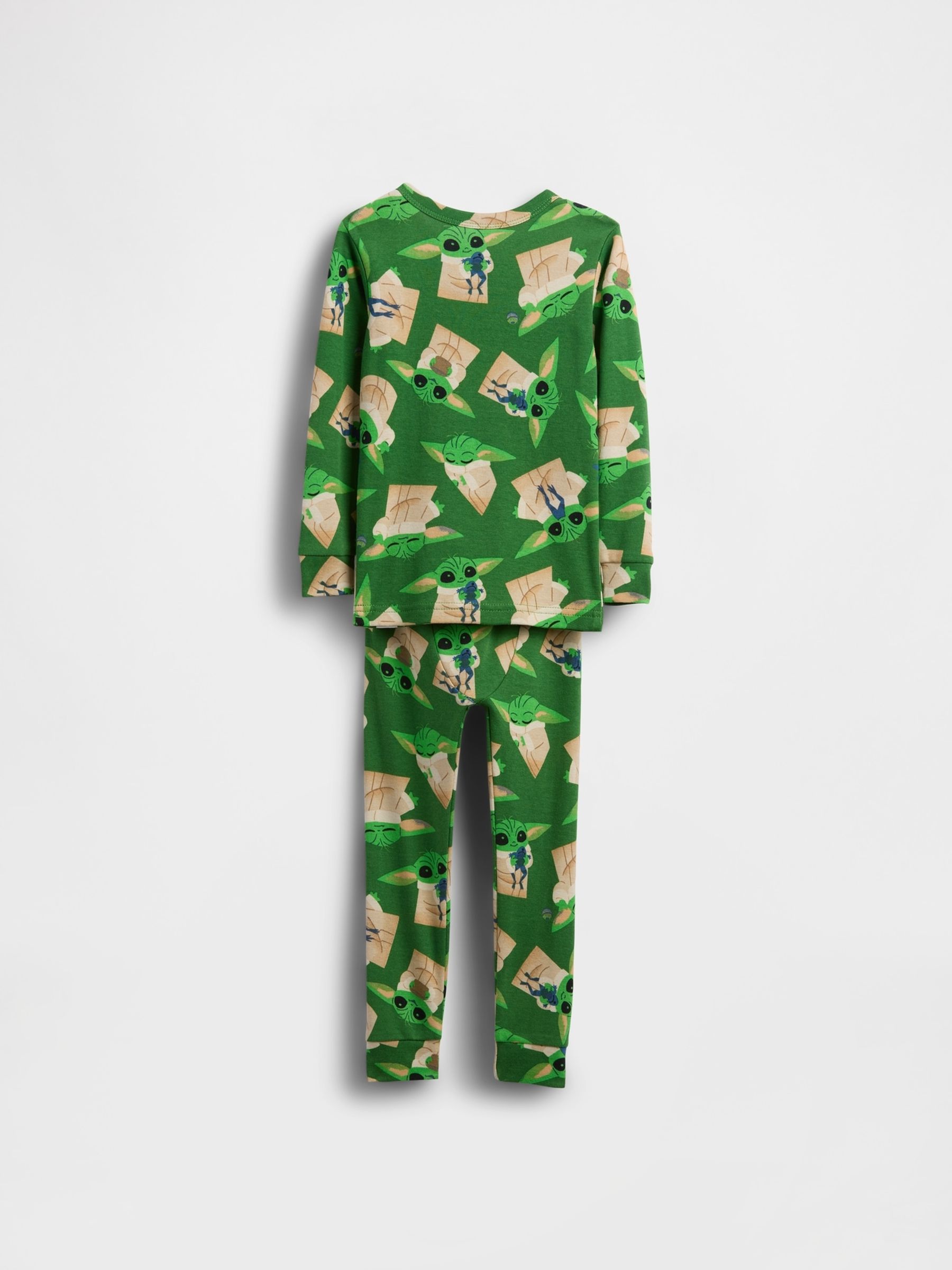 Green Star Wars Brushed Cotton Pyjamas Set (6mths-5yrs) - Image 2 of 2