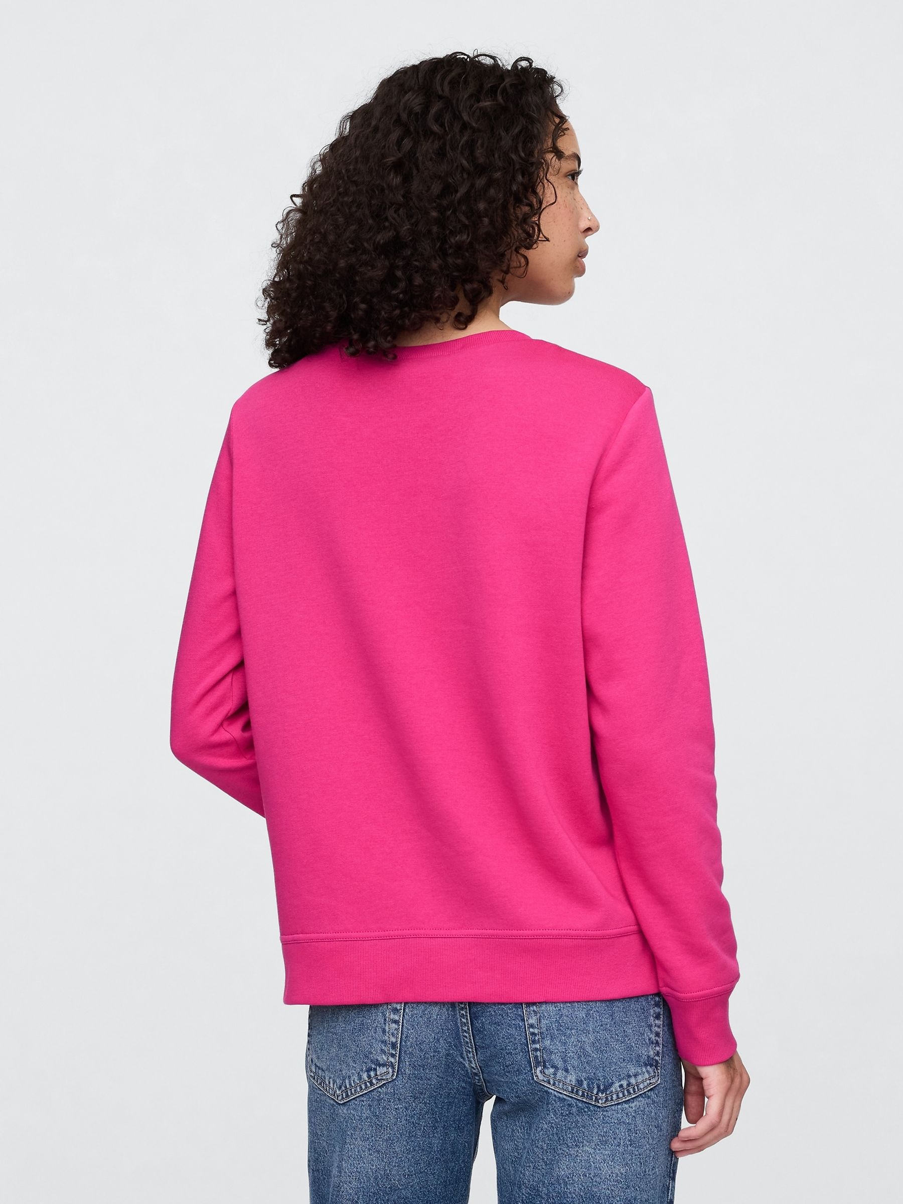Pink Logo Crew Neck Jumper - Image 2 of 5