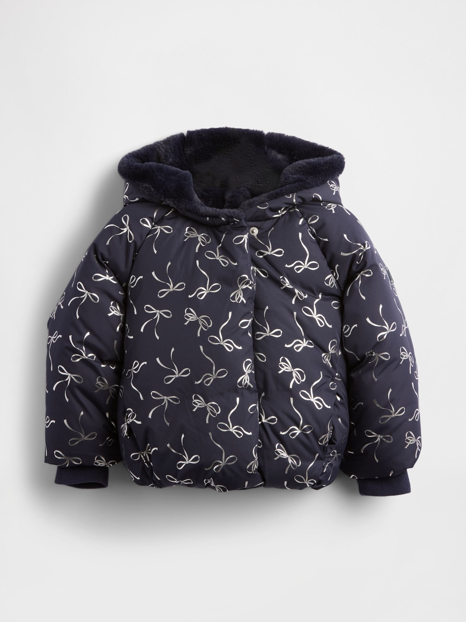 Black Cosy Puffer Jacket - Image 1 of 3