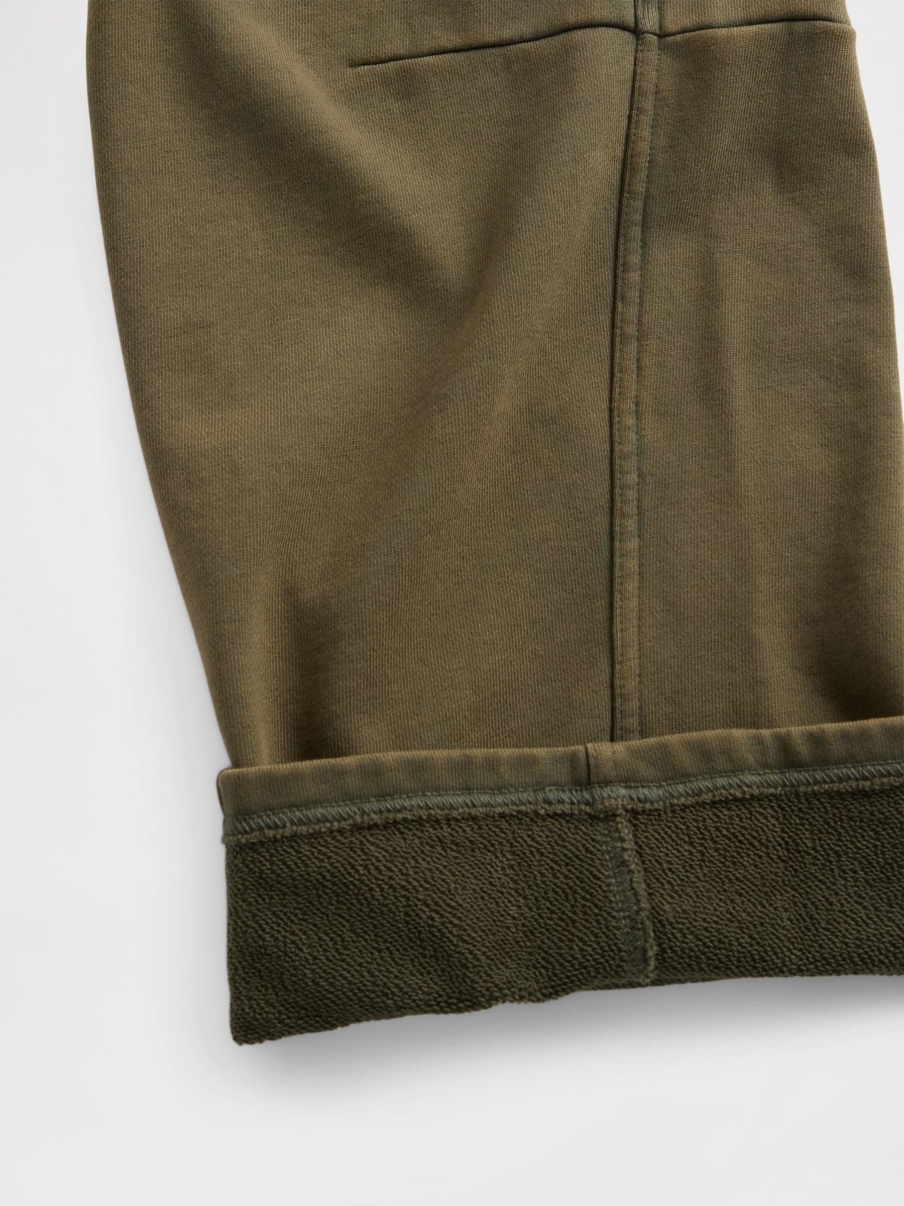 Green Heavyweight French Terry Barrel Joggers - Image 5 of 5