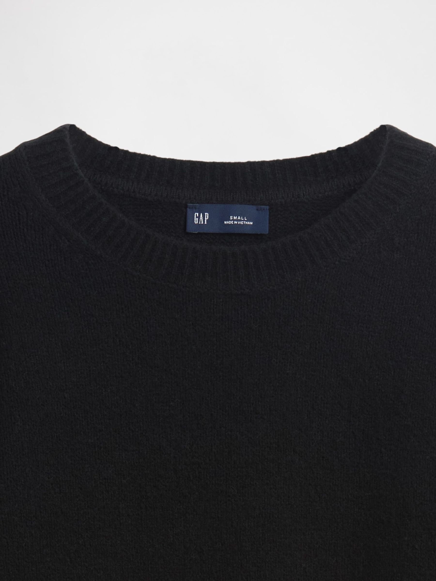 Black CashSoft Crew Neck Jumper - Image 4 of 4