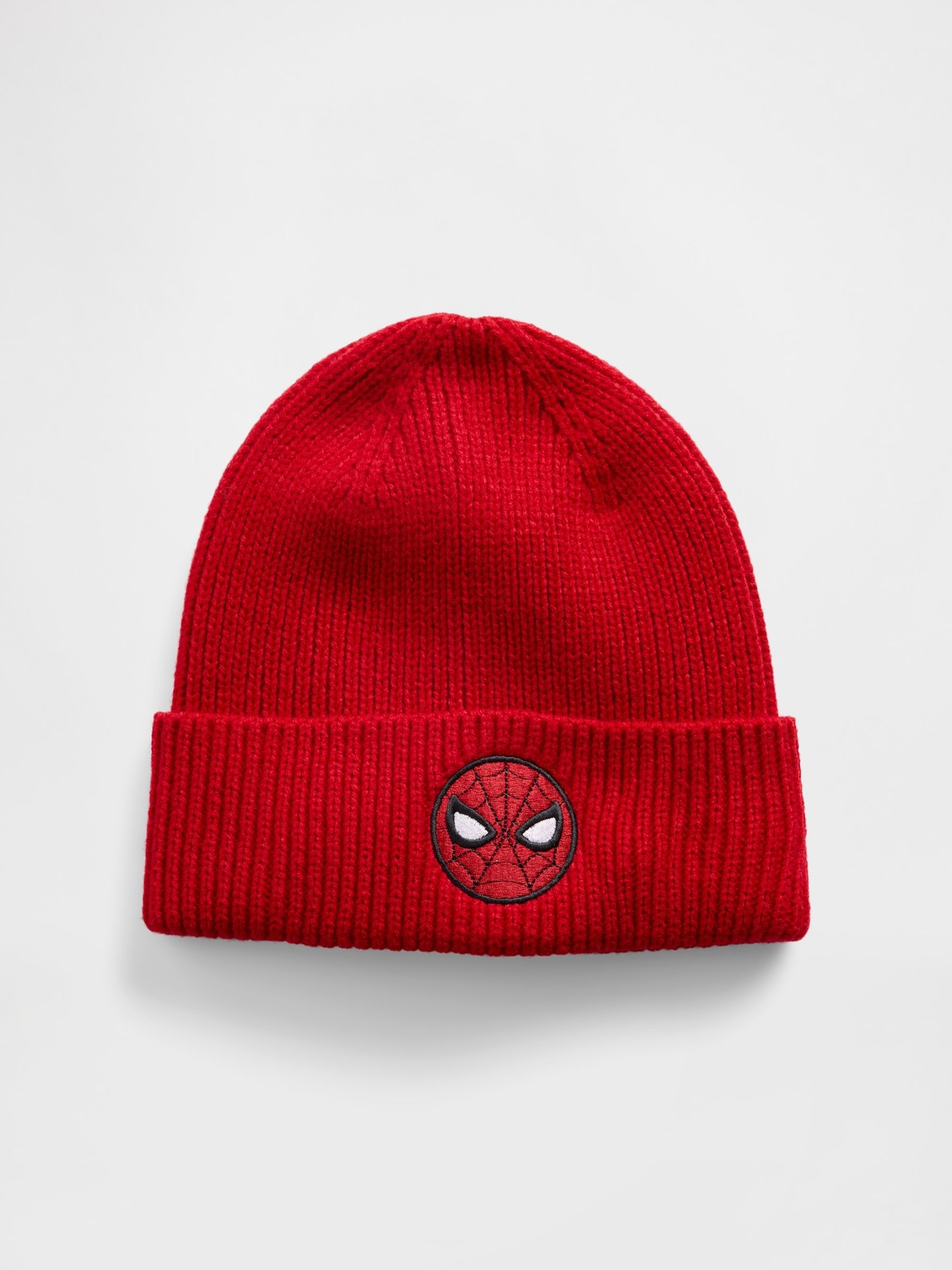 Red Marvel Spider-Man Beanie - Image 1 of 2 Red Marvel Spider-Man Beanie - Image 1 of 2