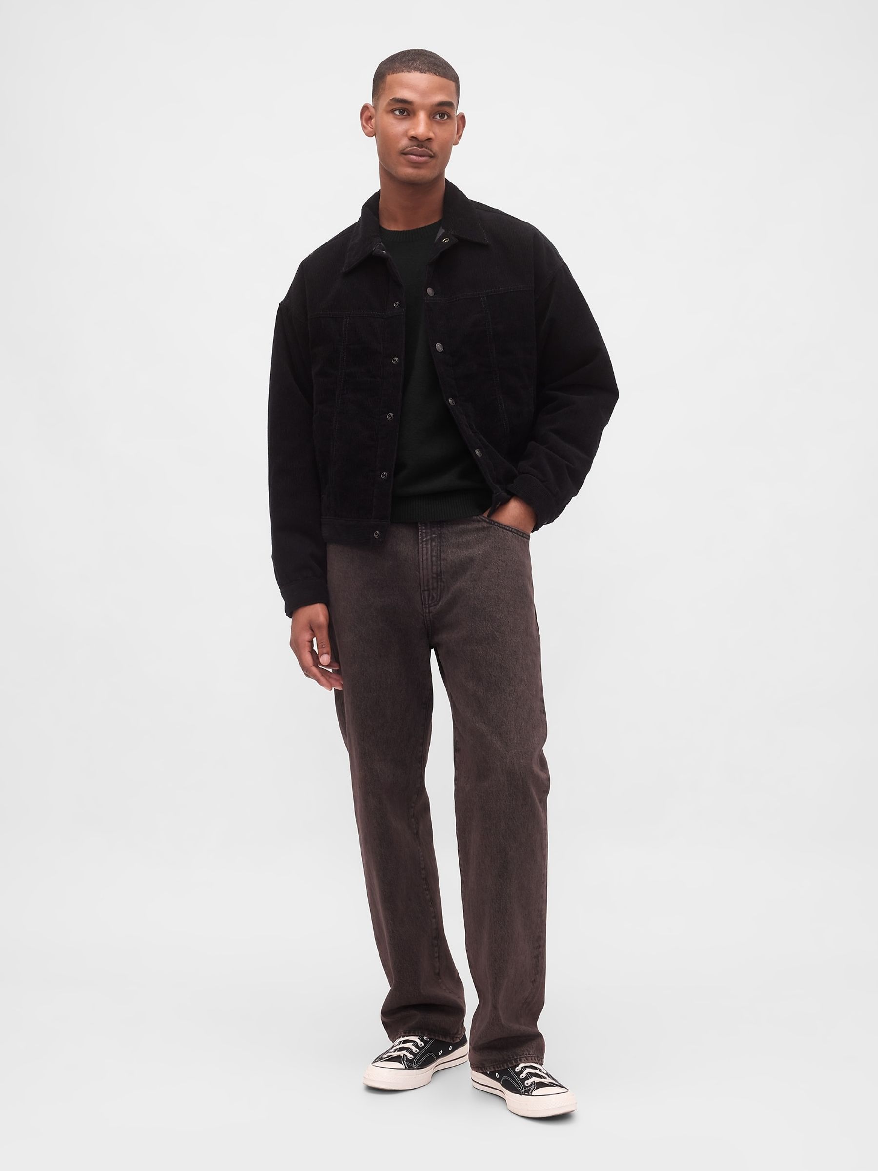 Black CashSoft Crew Sweatshirt - Image 3 of 4