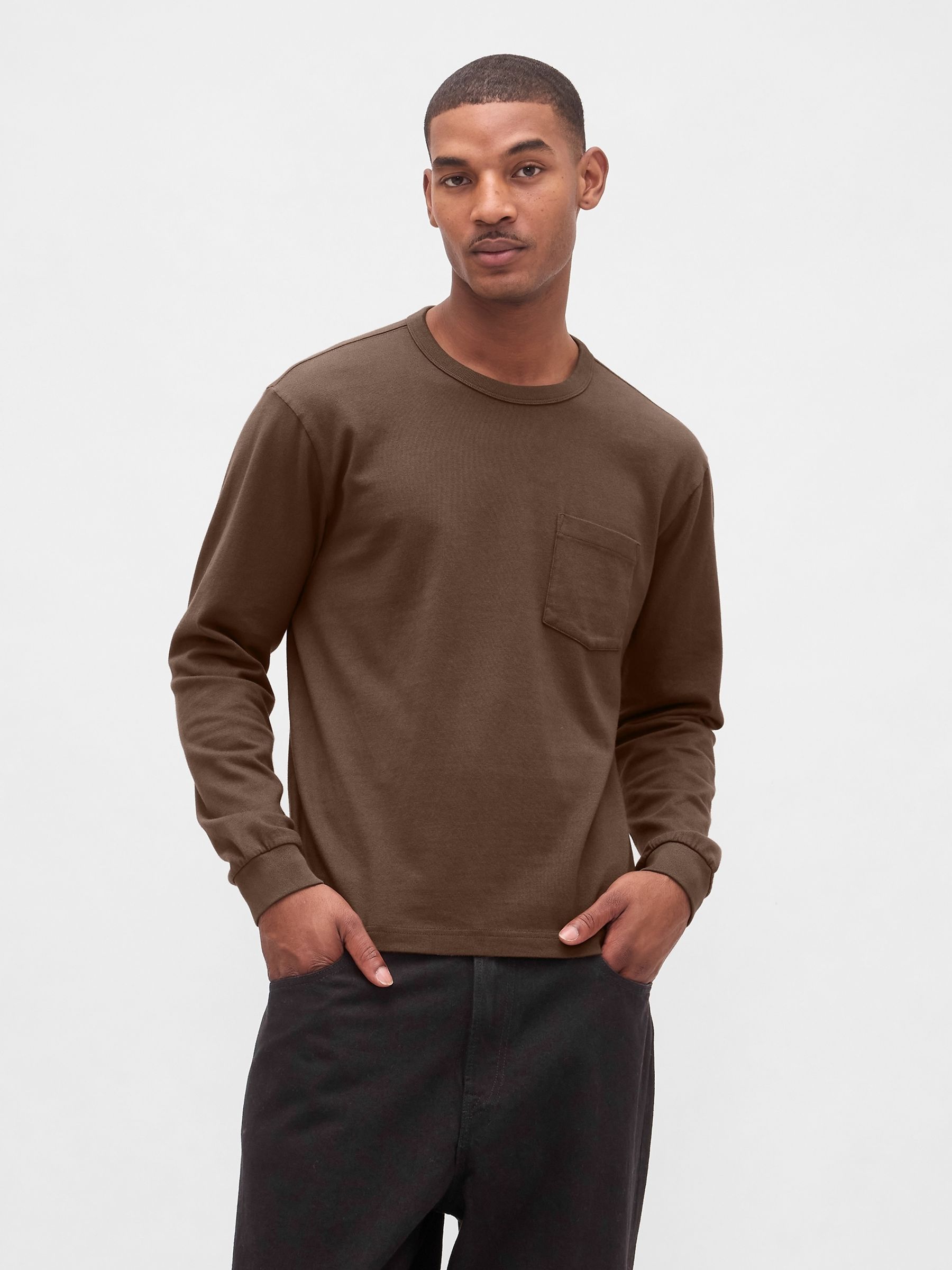 Brown Heavyweight Relaxed T-Shirt - Image 1 of 4