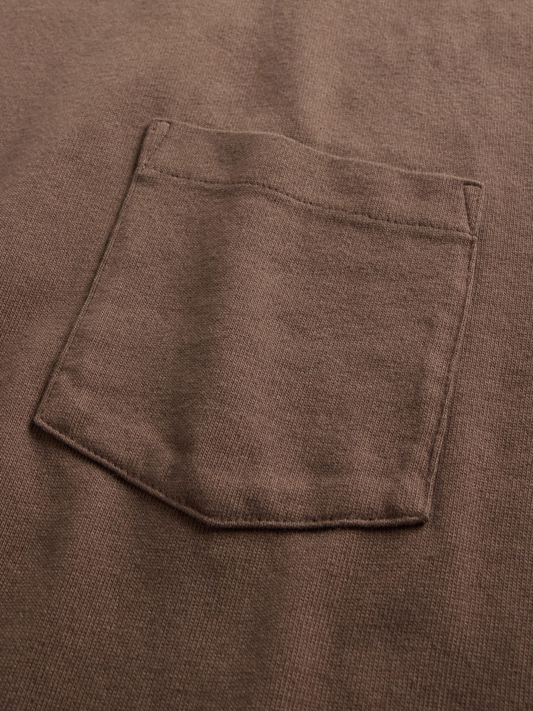 Brown Heavyweight Relaxed T-Shirt - Image 4 of 4
