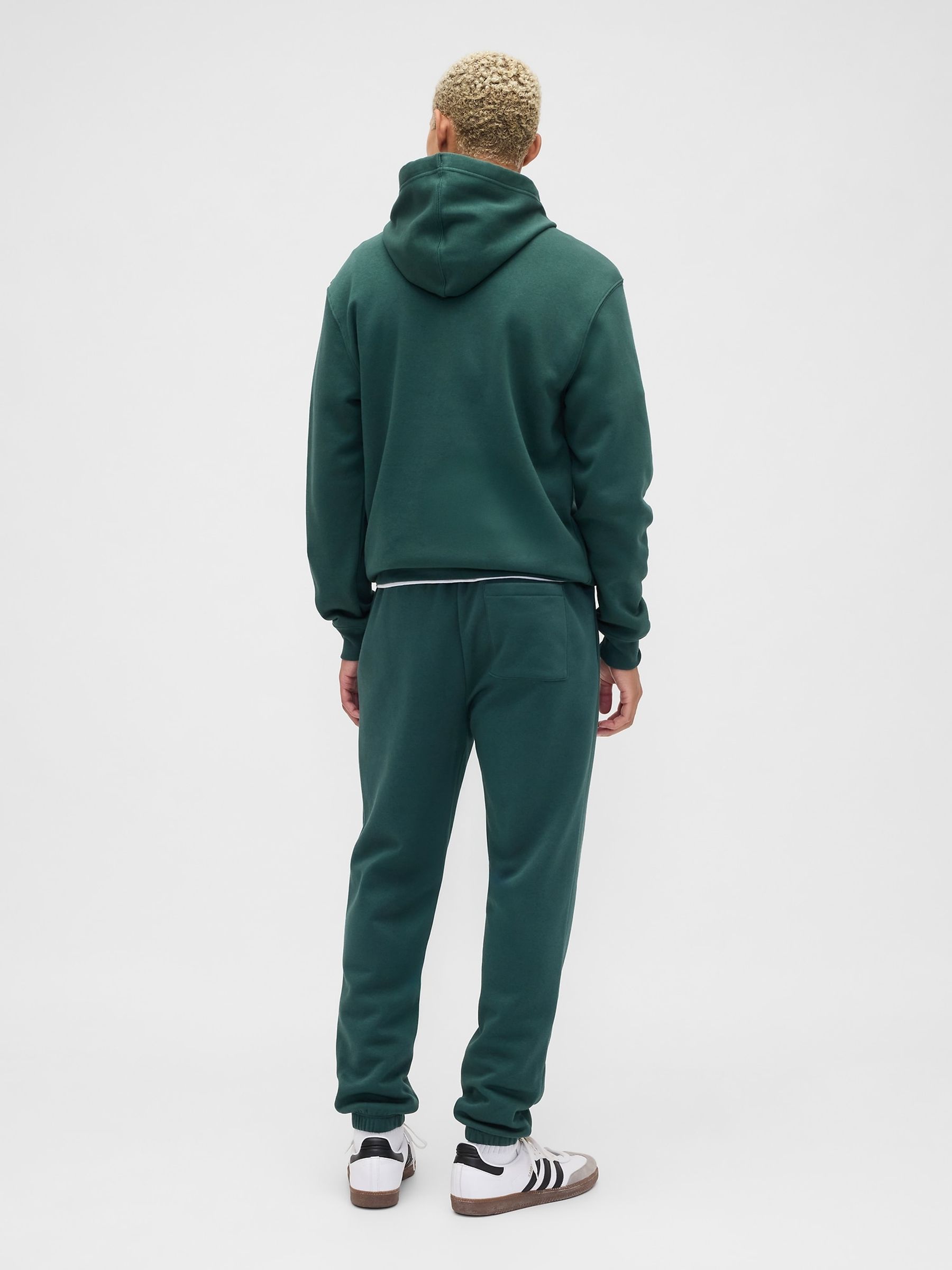 Green Relaxed Logo Joggers - Image 3 of 4