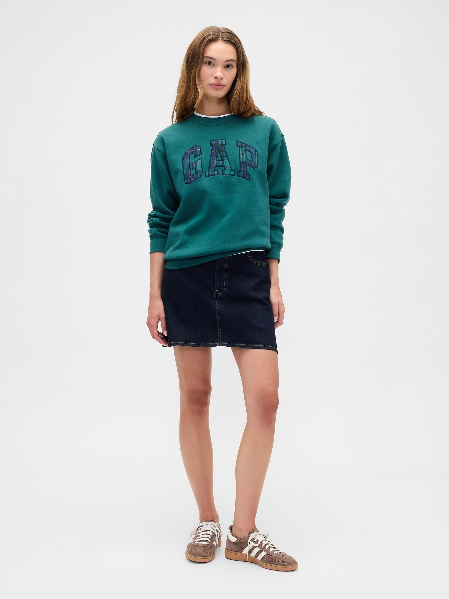 Green Logo Fleece Sweatshirt - Image 3 of 4