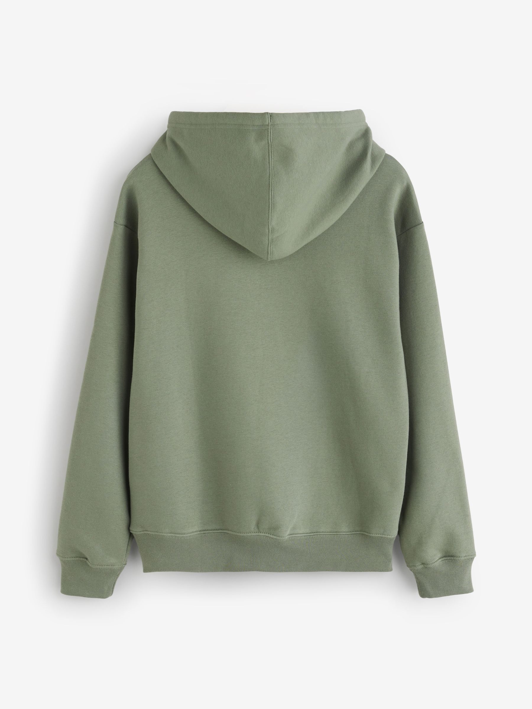 Khaki Green Heritage Pullover Arch Logo Hoodie - Image 2 of 4