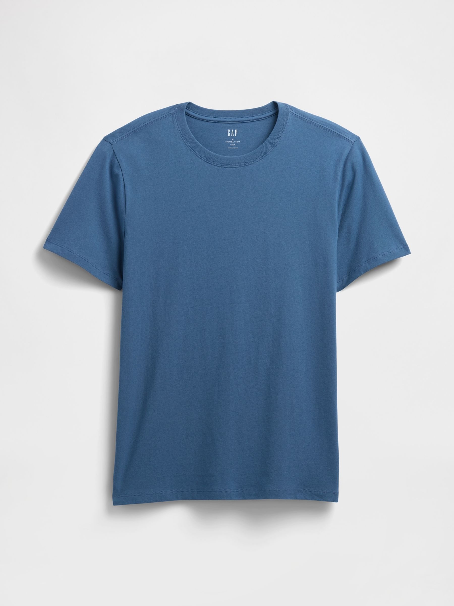 Blue Everyday Soft Crew Neck T-Shirt - Image 4 of 5