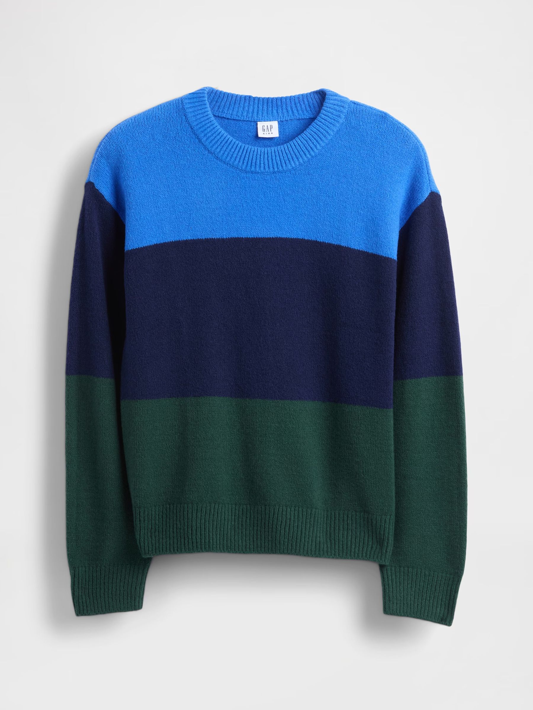 Blue CashSoft Relaxed Crew Neck Sweatshirt - Image 4 of 5