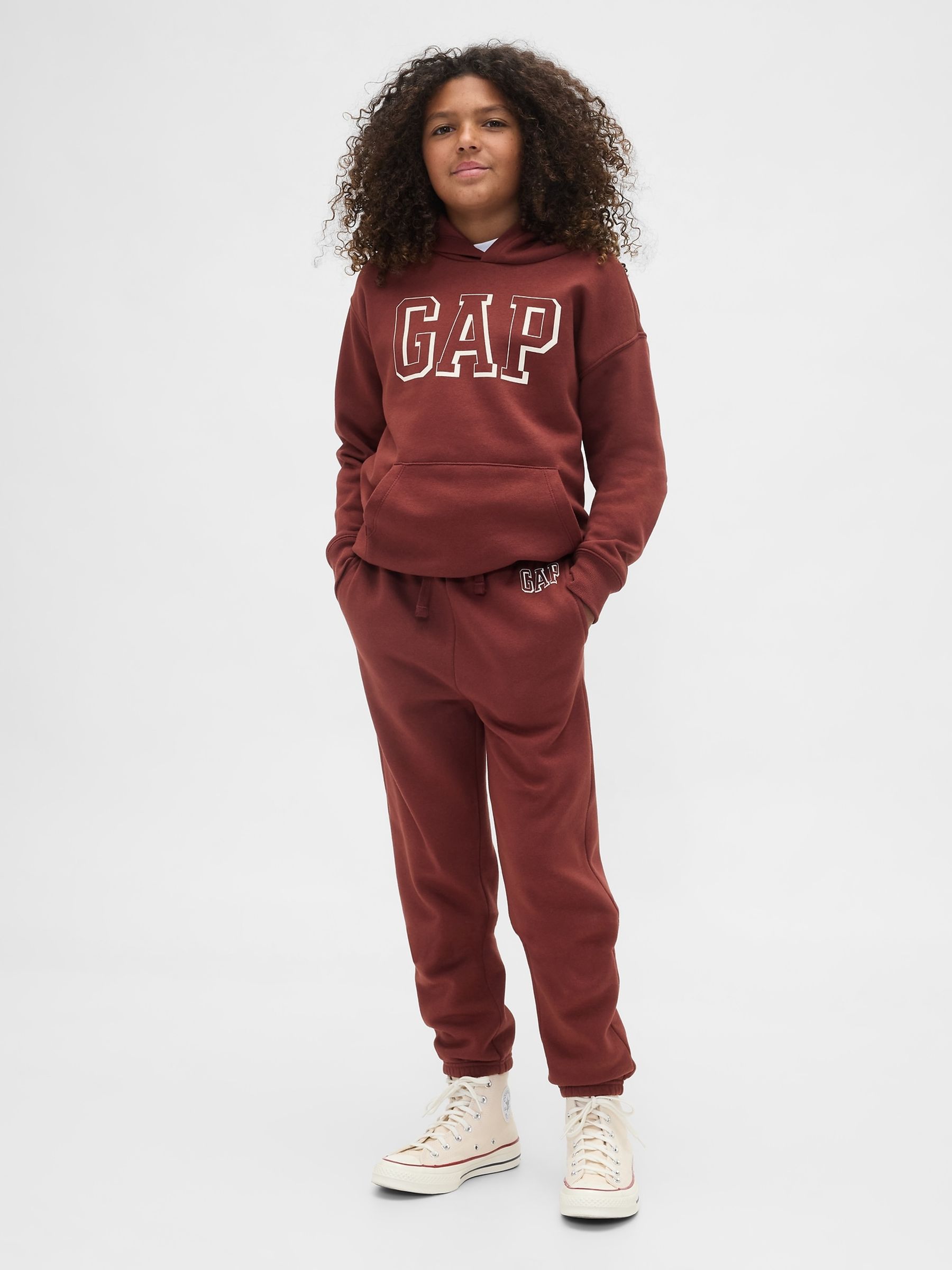 Brown Relaxed Logo Joggers (4-13yrs) - Image 2 of 5