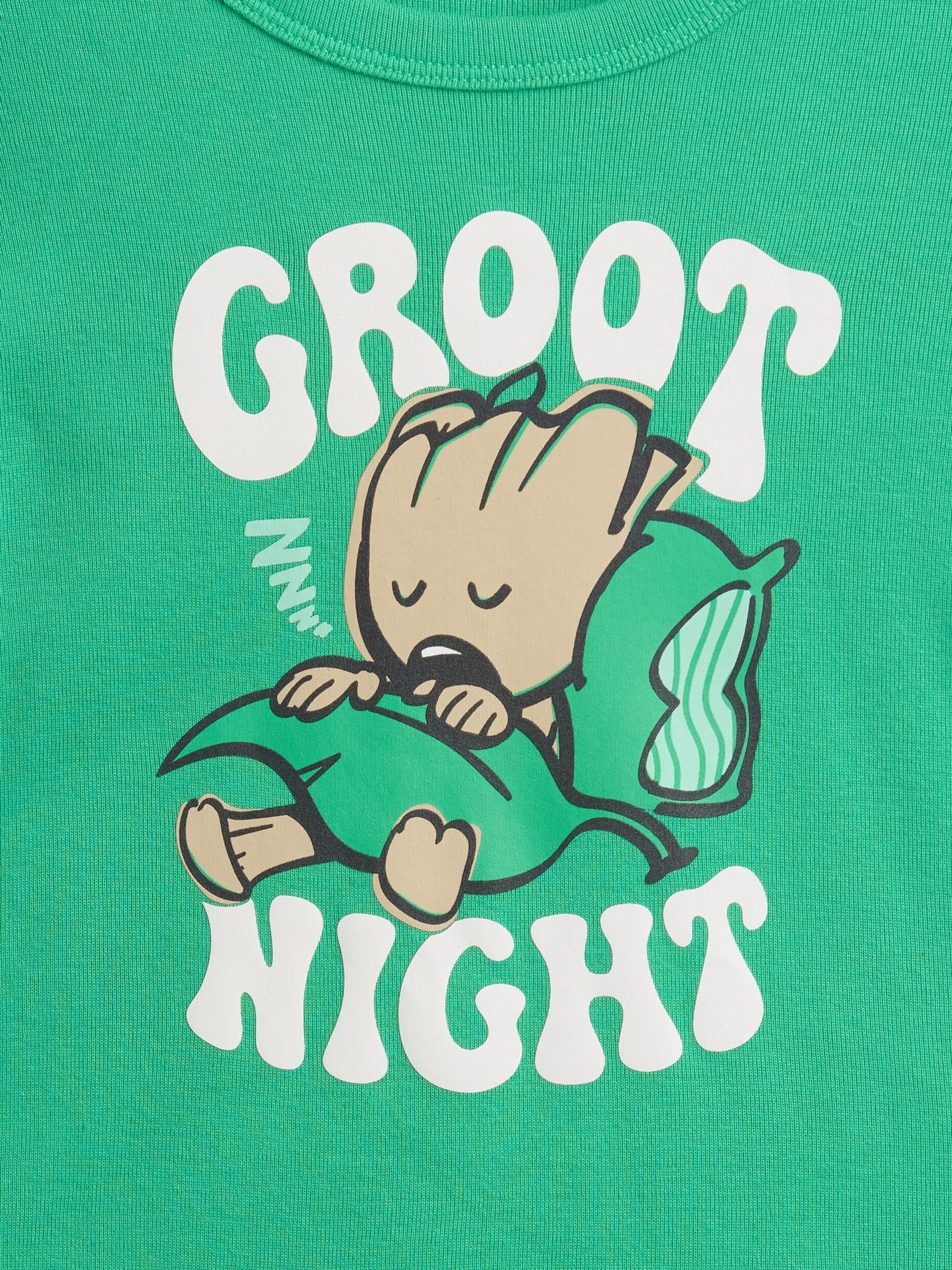 Green Marvel Long Sleeve Pyjama Top & Trousers Set - Image 3 of 3